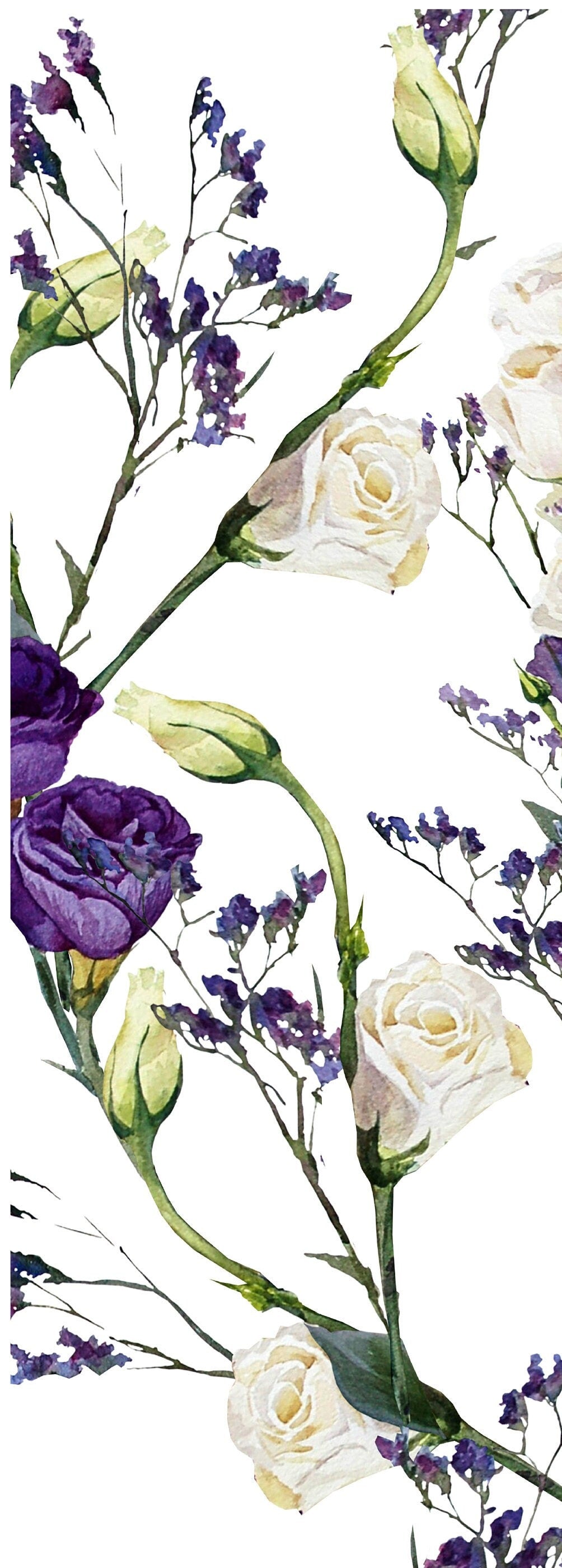 Roses - Flowers - Spring Themed - Decoupage Paper for Furniture - Floral Craft Paper - Wrapping Paper - Tissue Paper - Printed Packing Paper