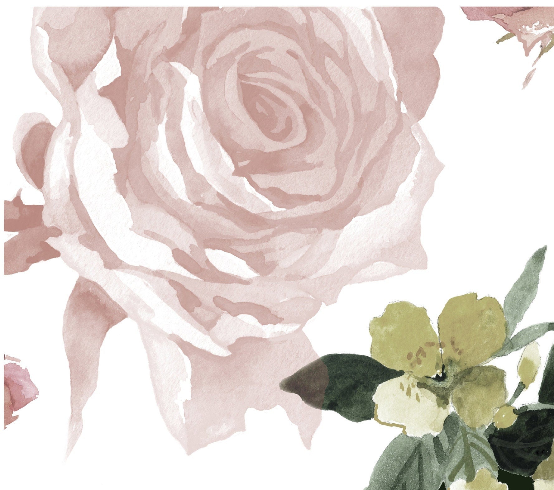 Flowers - Roses - Large Decoupage Paper for Furniture - Floral Craft Paper - Wrapping Paper - Tissue Paper - Printed Packing Paper