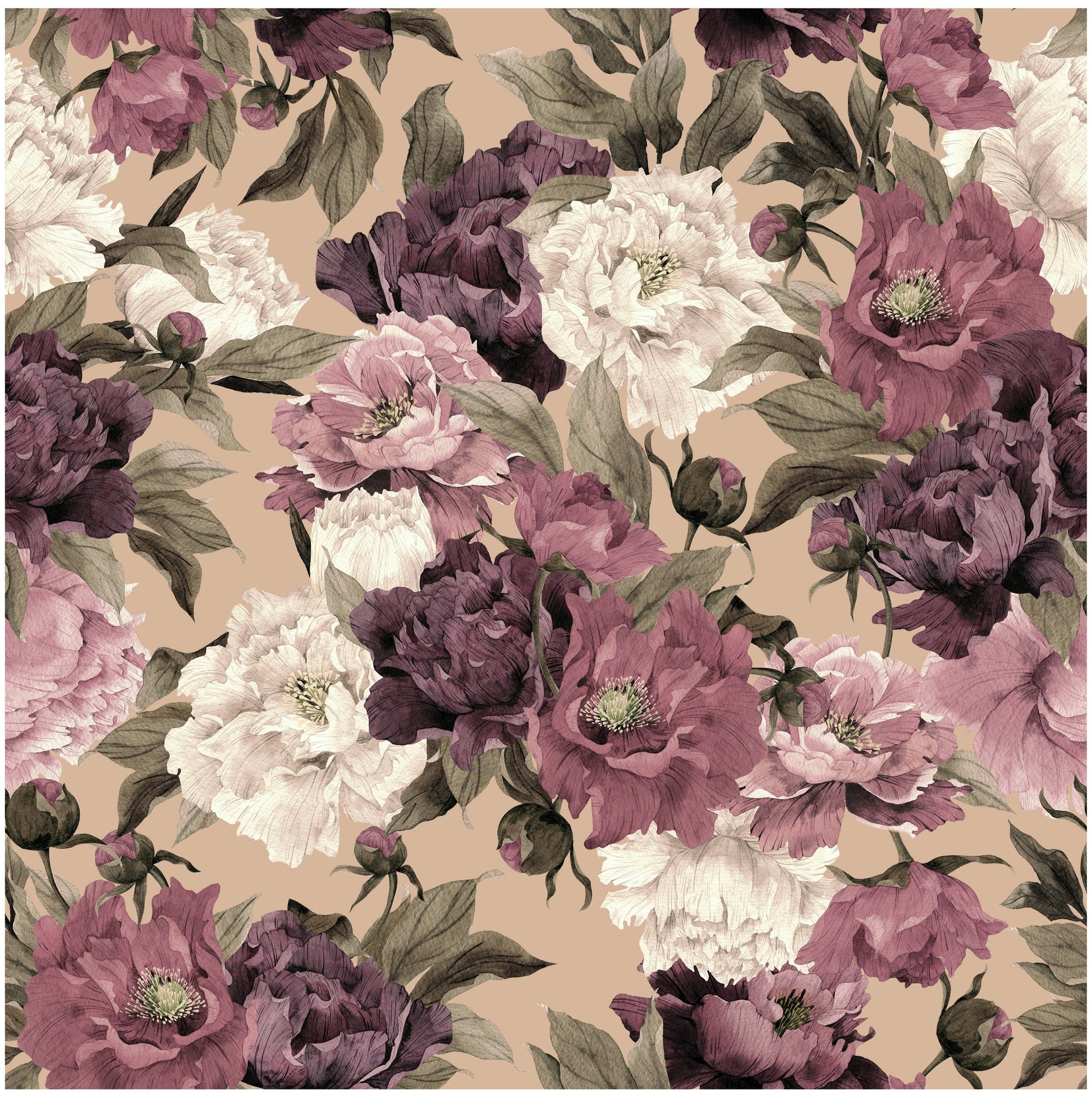 Flowers - Roses - Large Decoupage Paper for Furniture - Floral Craft Paper - Wrapping Paper - Tissue Paper - Printed Packing Paper