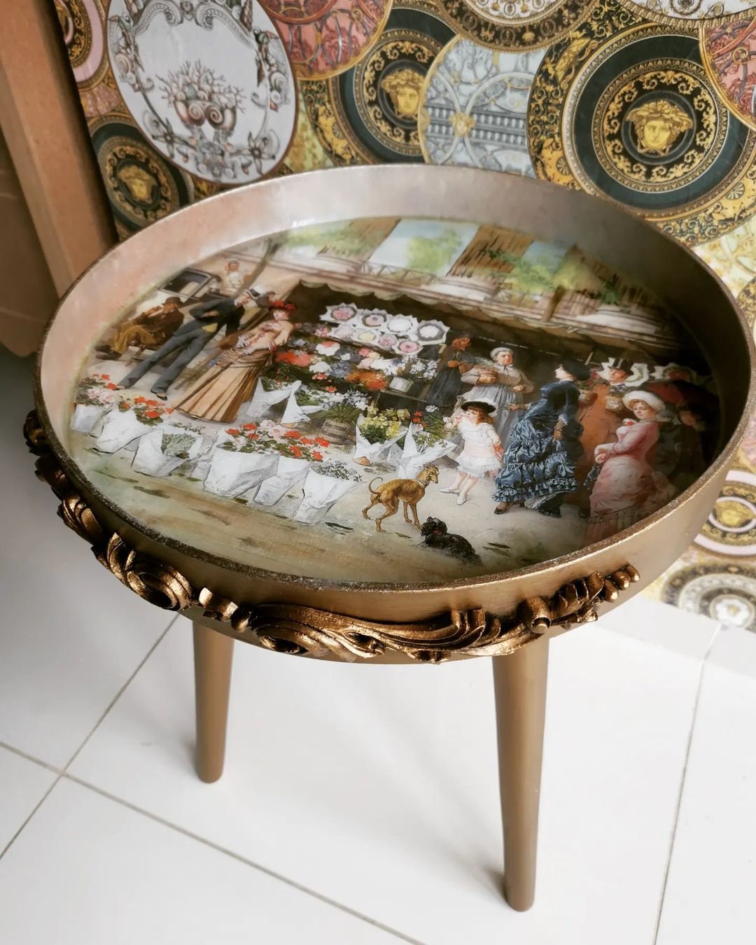 England Streets - Old Times - Decoupage Paper for Furniture - Vintage Decoupage - Rice Paper for Craft [European Life Series]