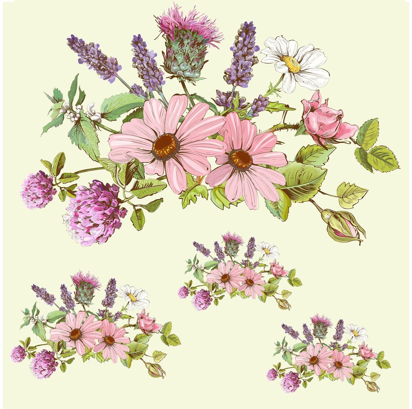 Decoupage Paper for Furniture - Rice Paper Decoupage - Large Decoupage Paper - Daisy Floral Decoupage