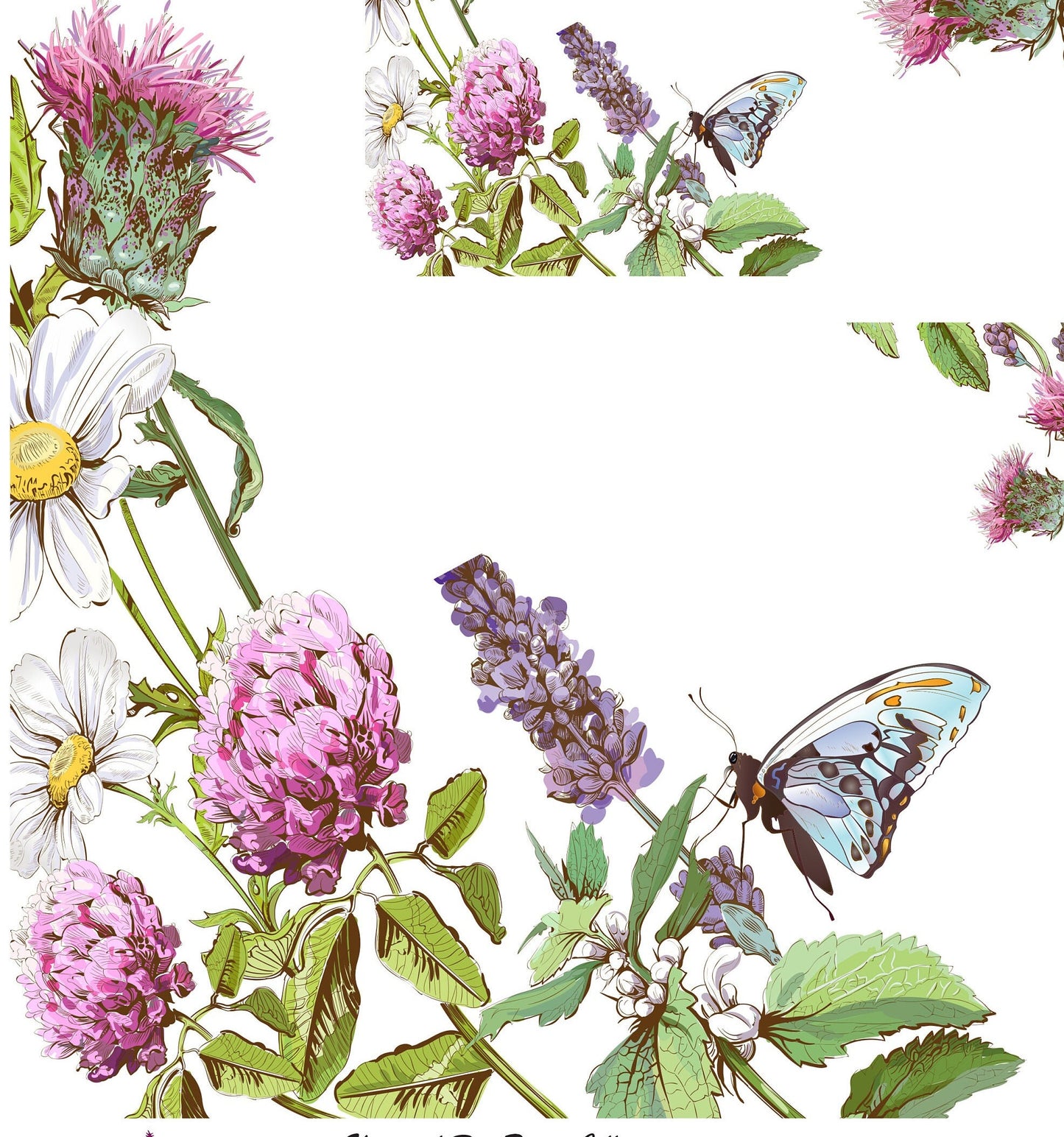Floral Decoupage Paper for Furniture - Floral Craft Paper - Tissue Paper - Rice Paper Decoupage -
