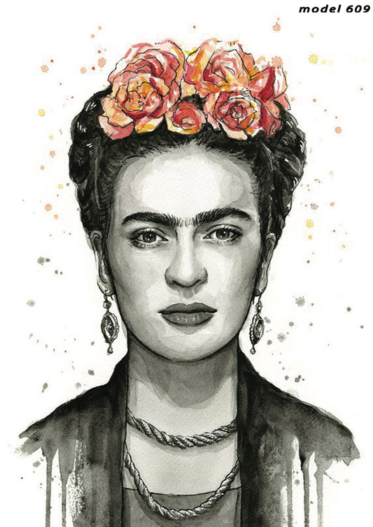 Frida Series - Decorative Decoupage Paper - Rice Paper for Decoupage - Mulberry Tissue - Big Size Options