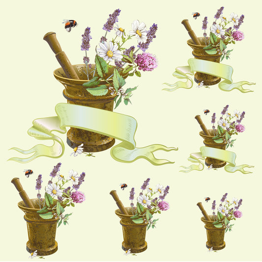 Decoupage Paper for Furniture - Rice Paper Decoupage - Large Decoupage Paper - Daisy Herbal Decoupage