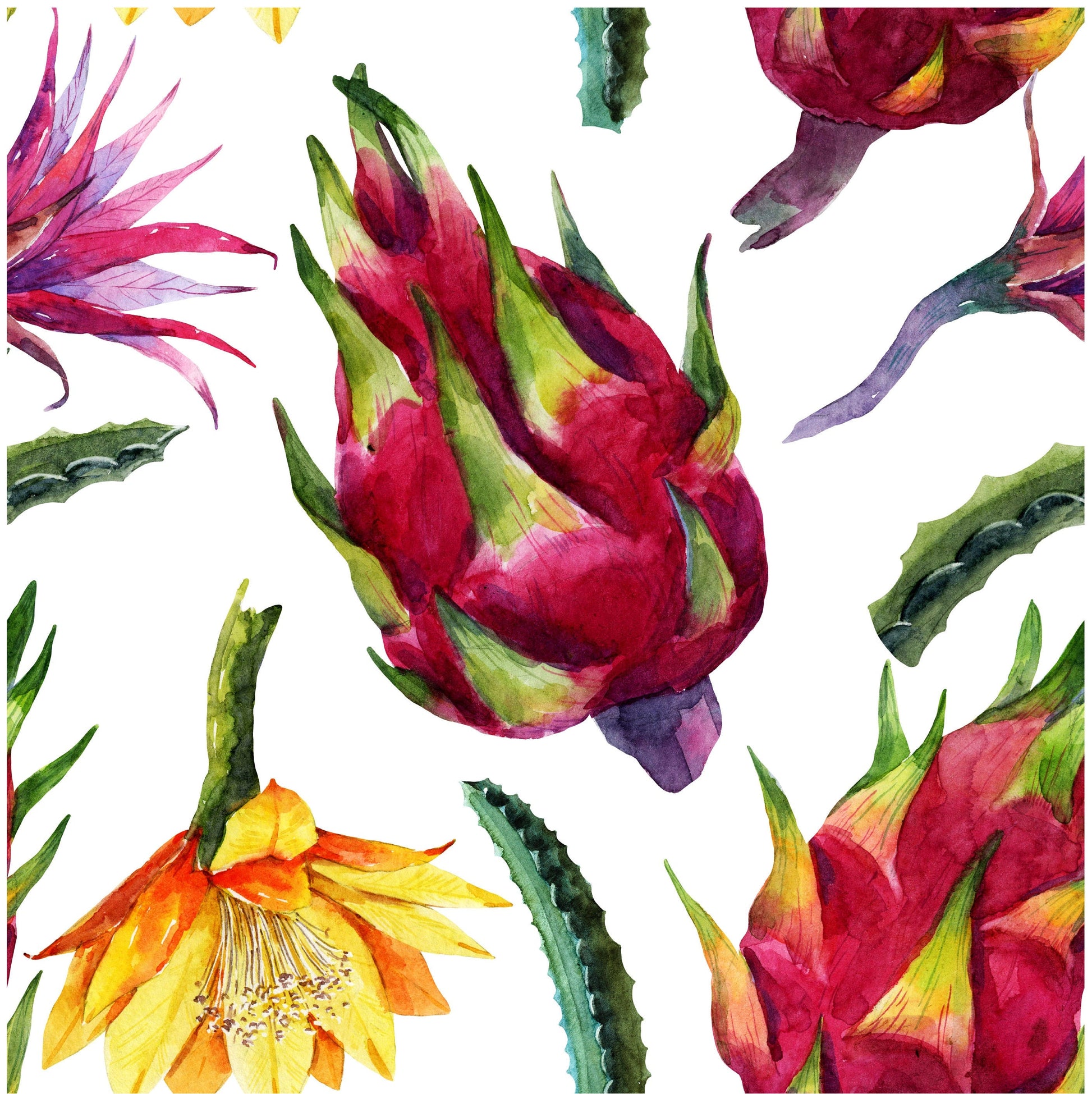 Proteaceae - Decoupage Paper for Furniture - Rice Paper Decoupage - Large Decoupage Paper - Floral Decoupage - Purple Green