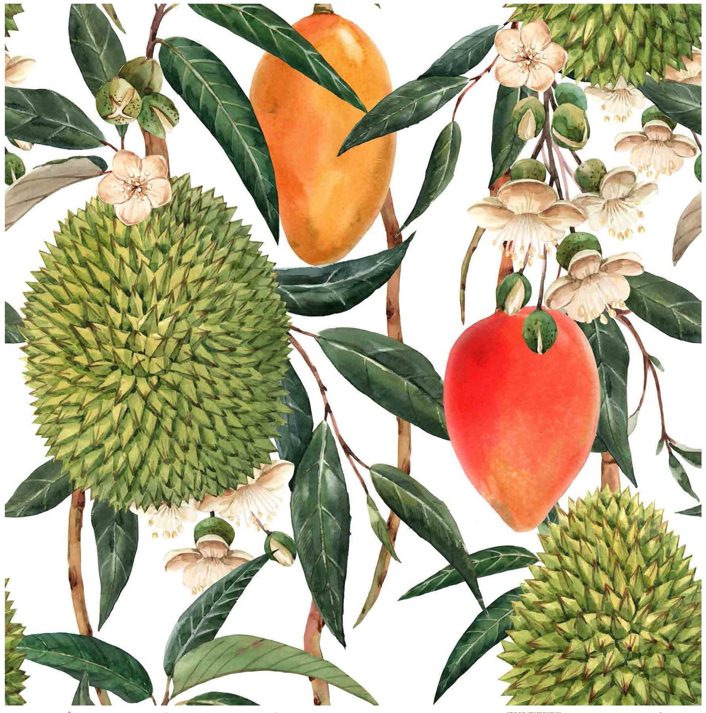 tropical decoupage paper