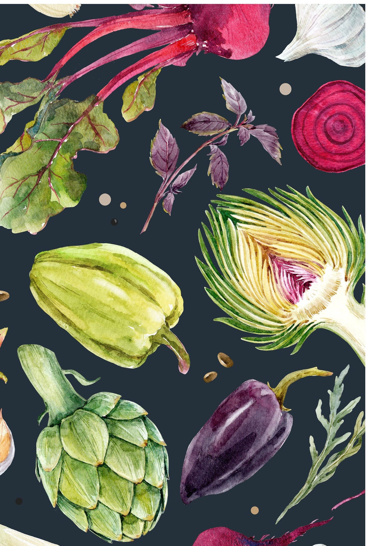 Vegetables - Decoupage Paper for Furniture - Rice Paper Decoupage - Large Decoupage Paper - Kitchen Decoupage