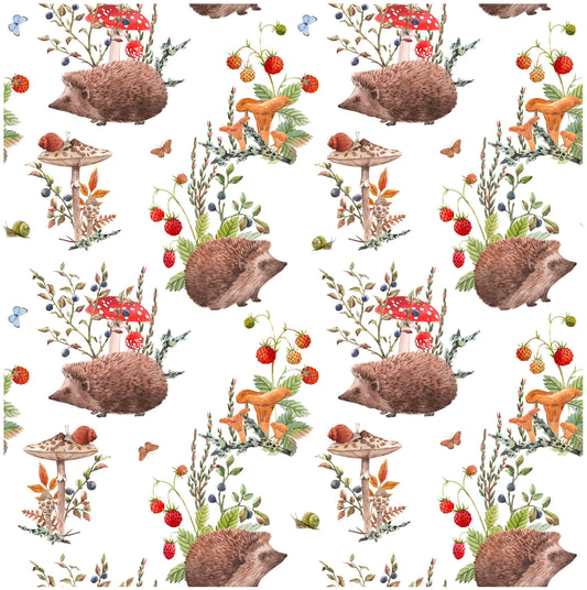 Decoupage Paper for Furniture - Rice Paper Decoupage - Large Decoupage Paper Vintage - Hedgehog Decoupage