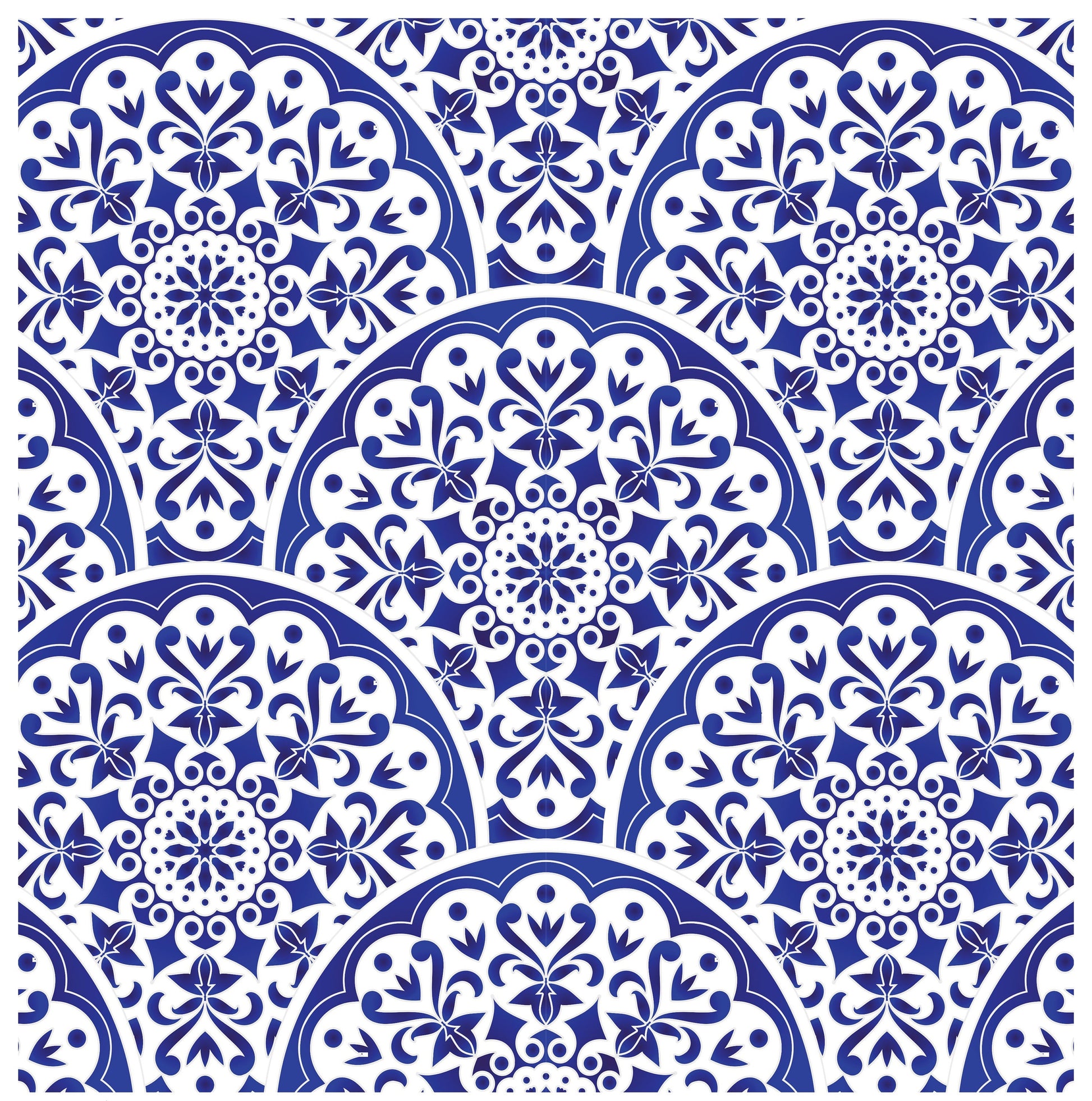 Blue Geometric Illustrations Decoupage Paper for Furniture and Crafts - Large Rice Paper - Vintage Drawings Prints