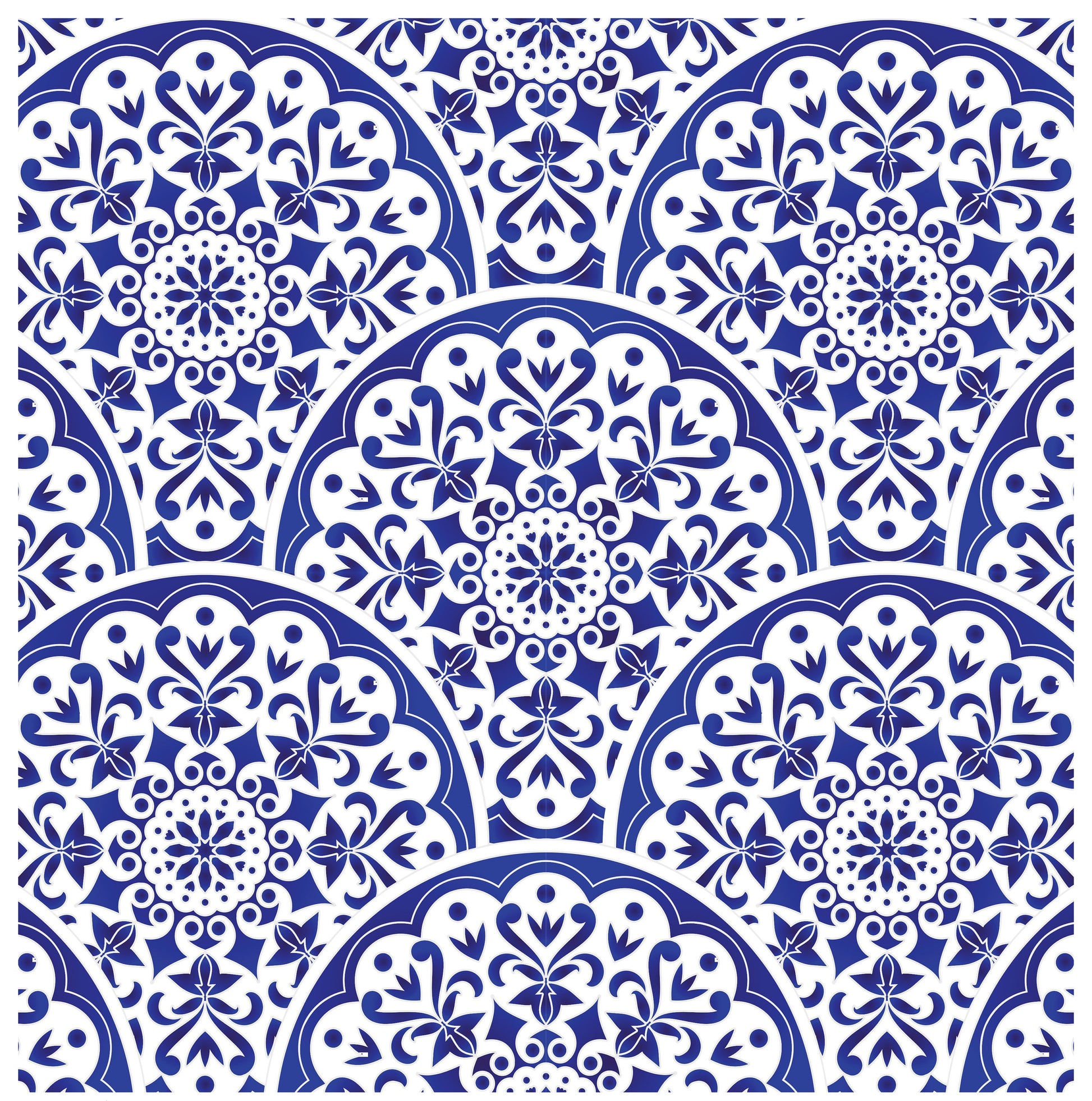 Blue Geometric Illustrations Decoupage Paper for Furniture and Crafts - Large Rice Paper - Vintage Drawings Prints