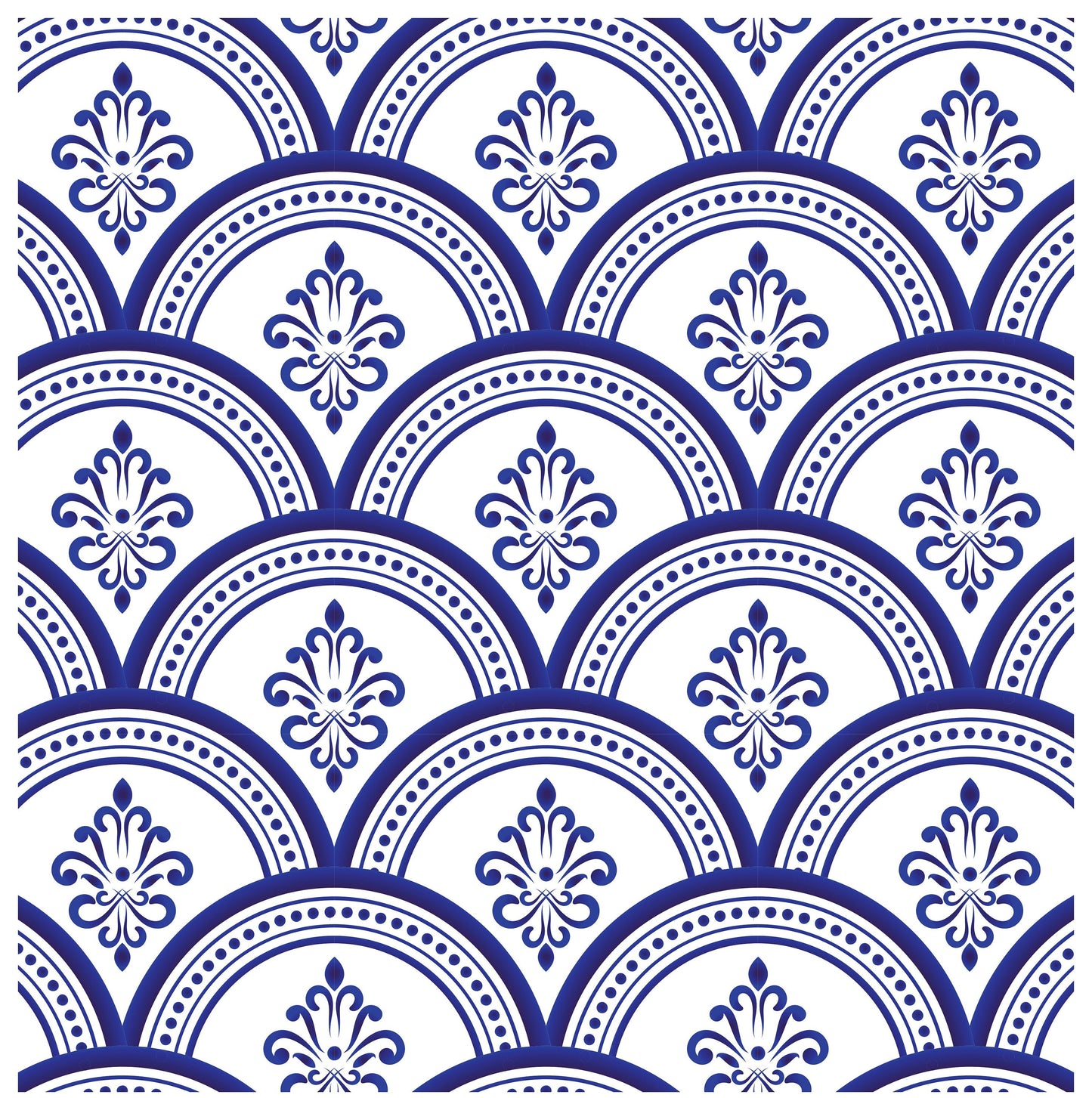 Blue Geometric Illustrations Decoupage Paper for Furniture and Crafts - Large Rice Paper - Vintage Drawings Prints