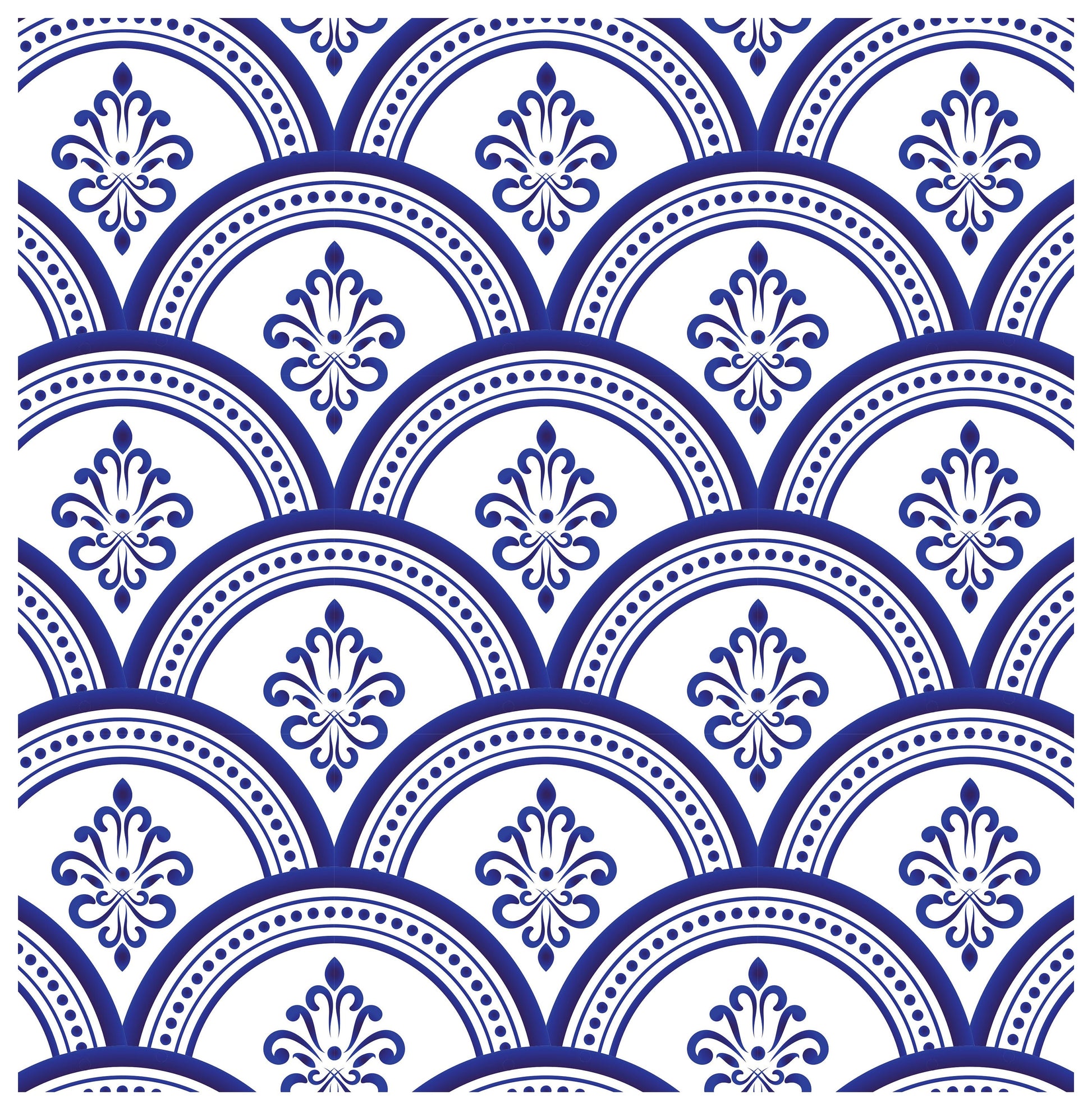 Blue Geometric Illustrations Decoupage Paper for Furniture and Crafts - Large Rice Paper - Vintage Drawings Prints