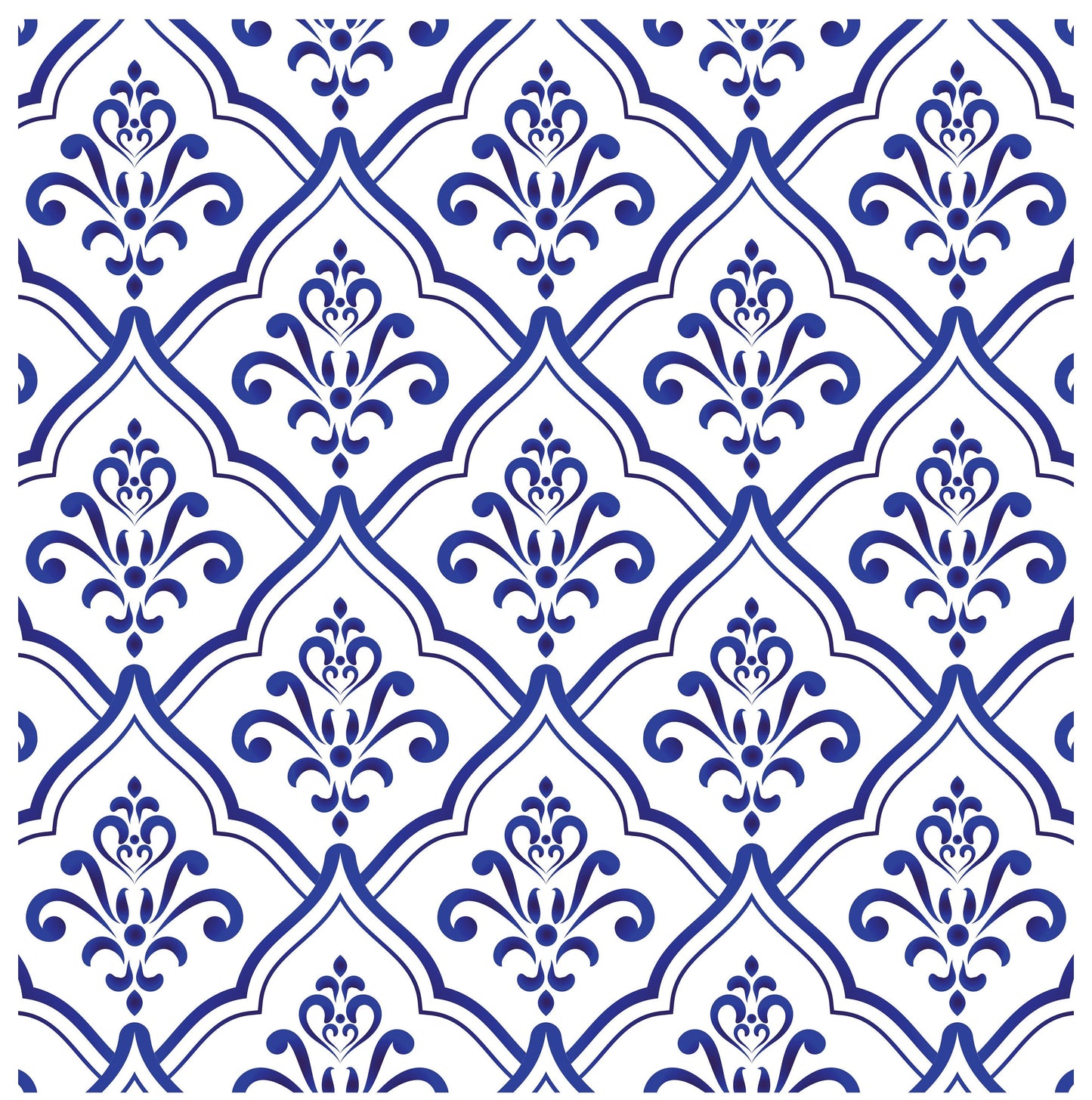 Blue Geometric Illustrations Decoupage Paper for Furniture and Crafts - Large Rice Paper - Vintage Drawings Prints