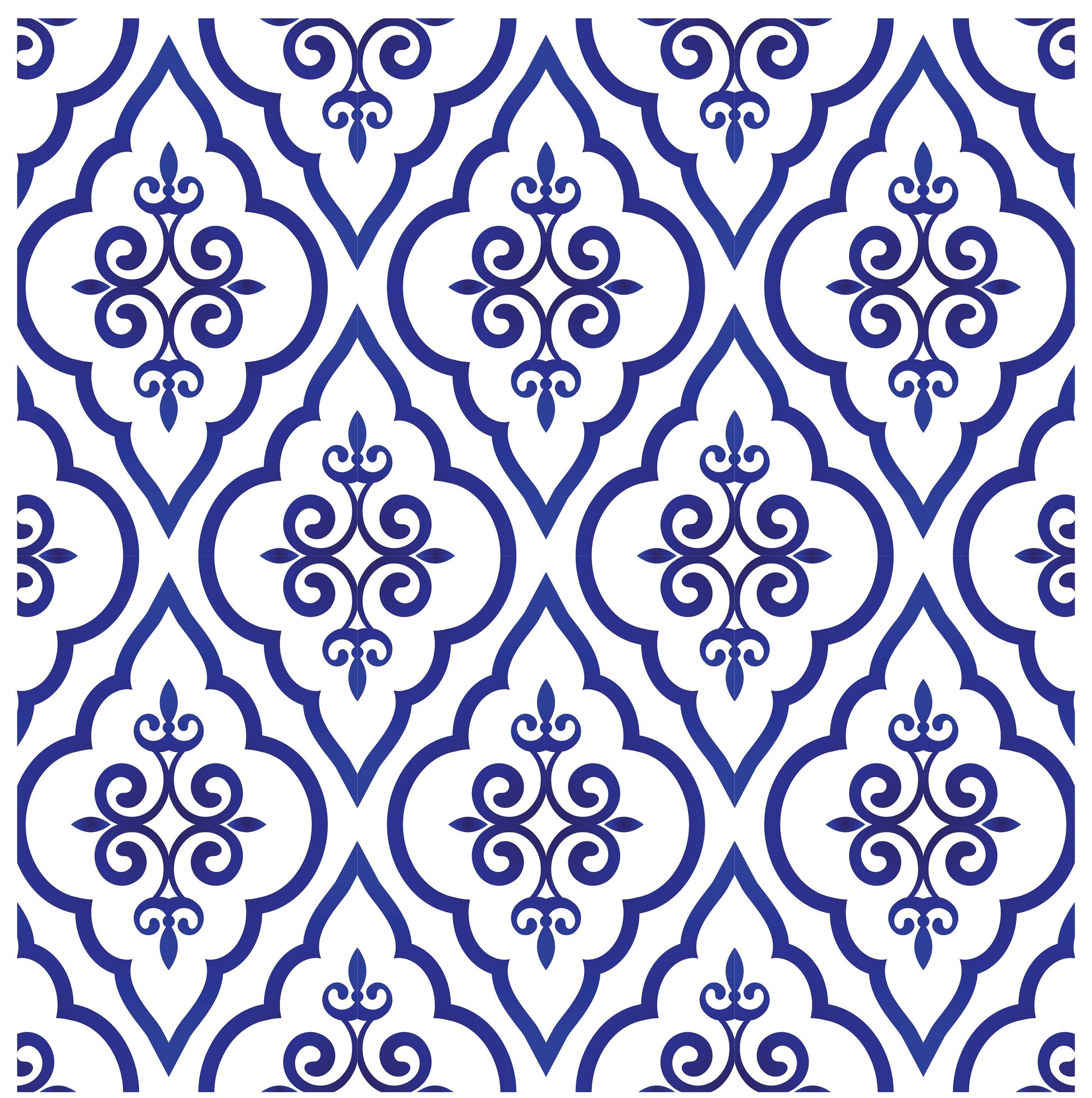 Blue Geometric Illustrations Decoupage Paper for Furniture and Crafts - Large Rice Paper - Vintage Drawings Prints