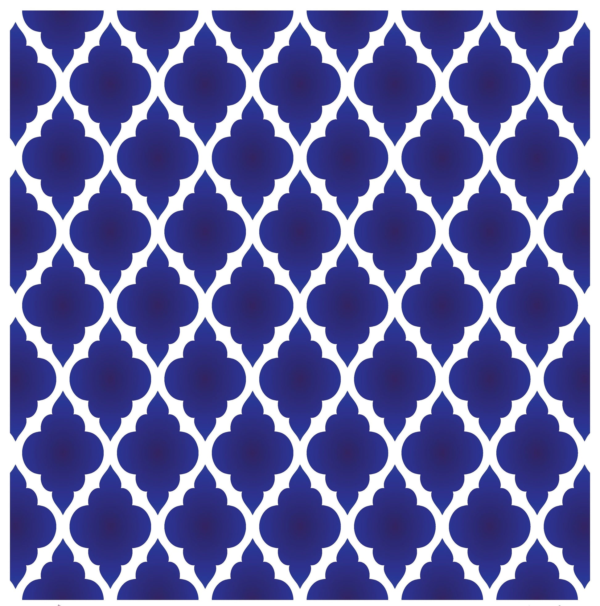 Blue Geometric Illustrations Decoupage Paper for Furniture - Large Rice Paper Decoupage - Vintage Patterns for Decoupage