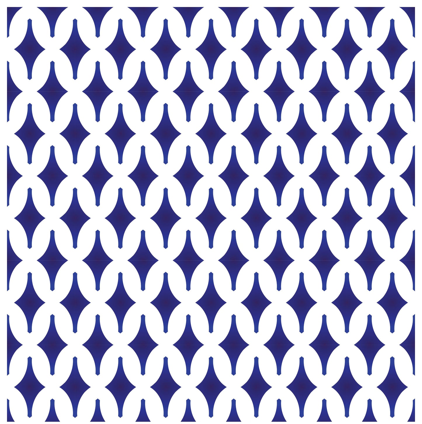 Blue Geometric Illustrations Decoupage Paper for Furniture - Large Rice Paper Decoupage - Vintage Patterns for Decoupage