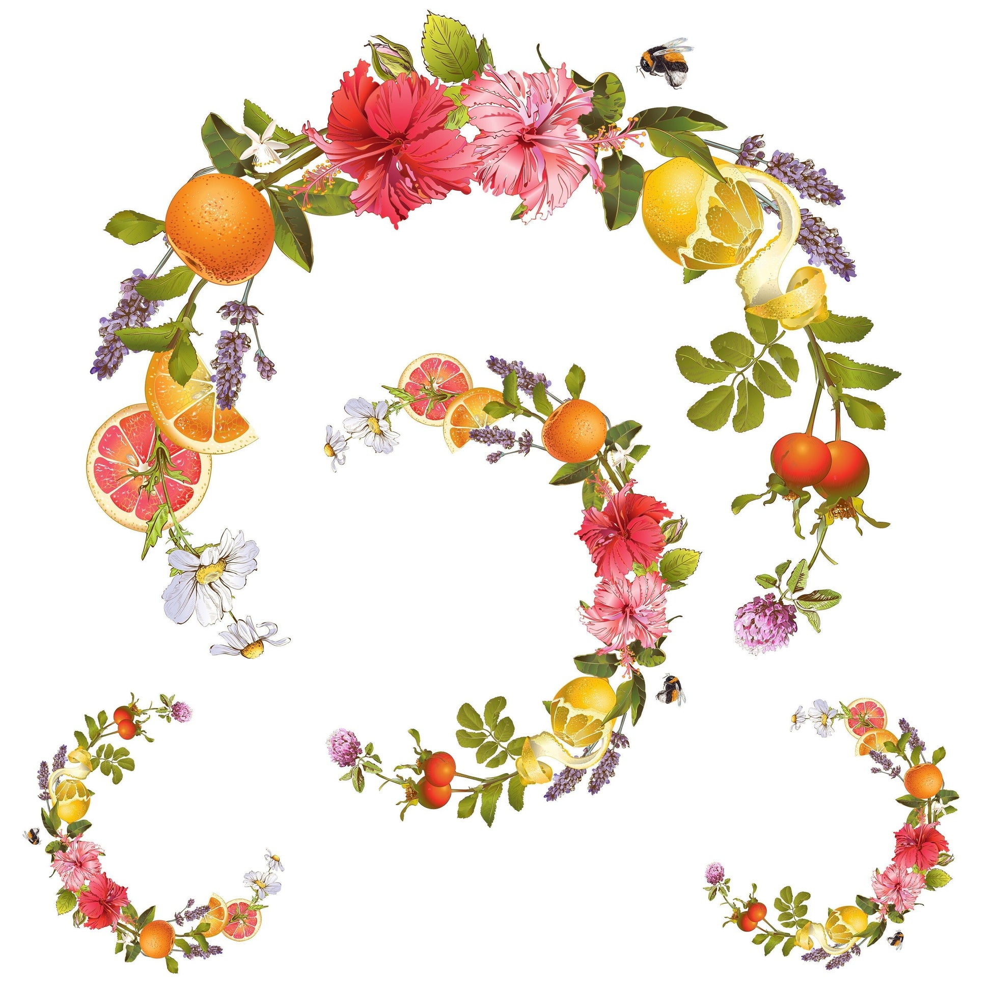 Decoupage Paper for Furniture - Rice Paper Decoupage - Large Decoupage Paper - Fruit Orange Decoupage