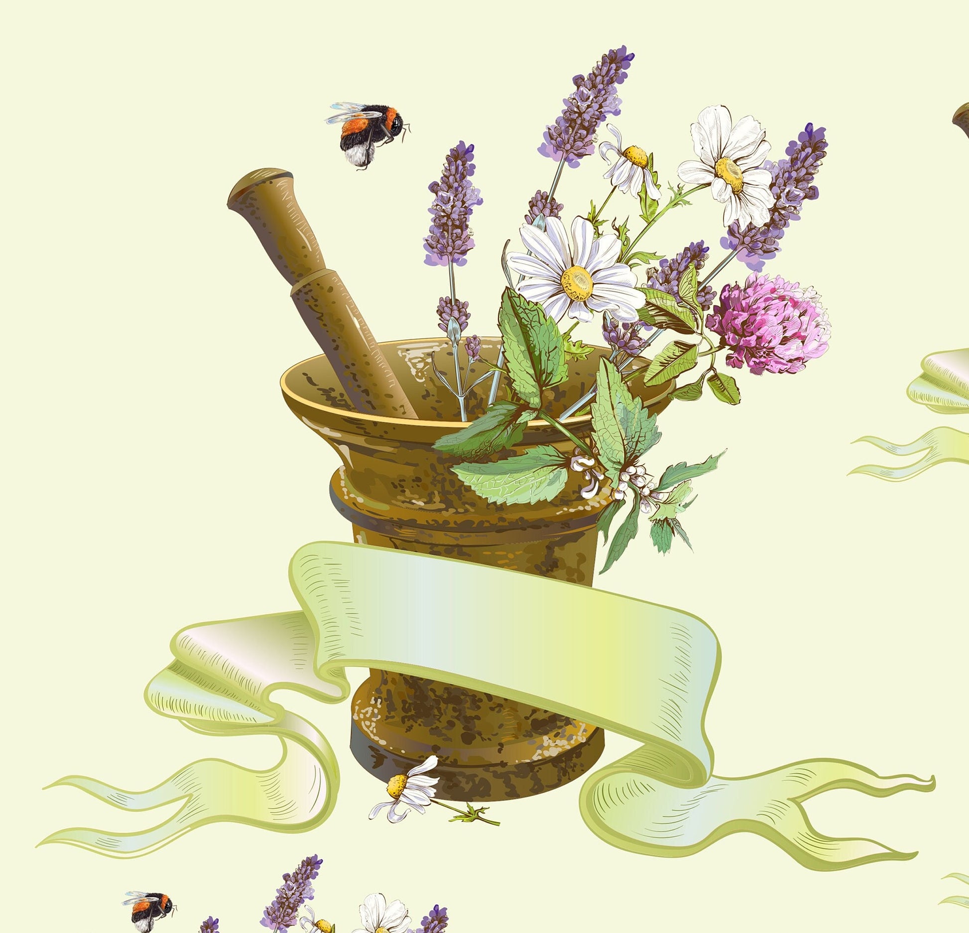 Decoupage Paper for Furniture - Rice Paper Decoupage - Large Decoupage Paper - Daisy Herbal Decoupage