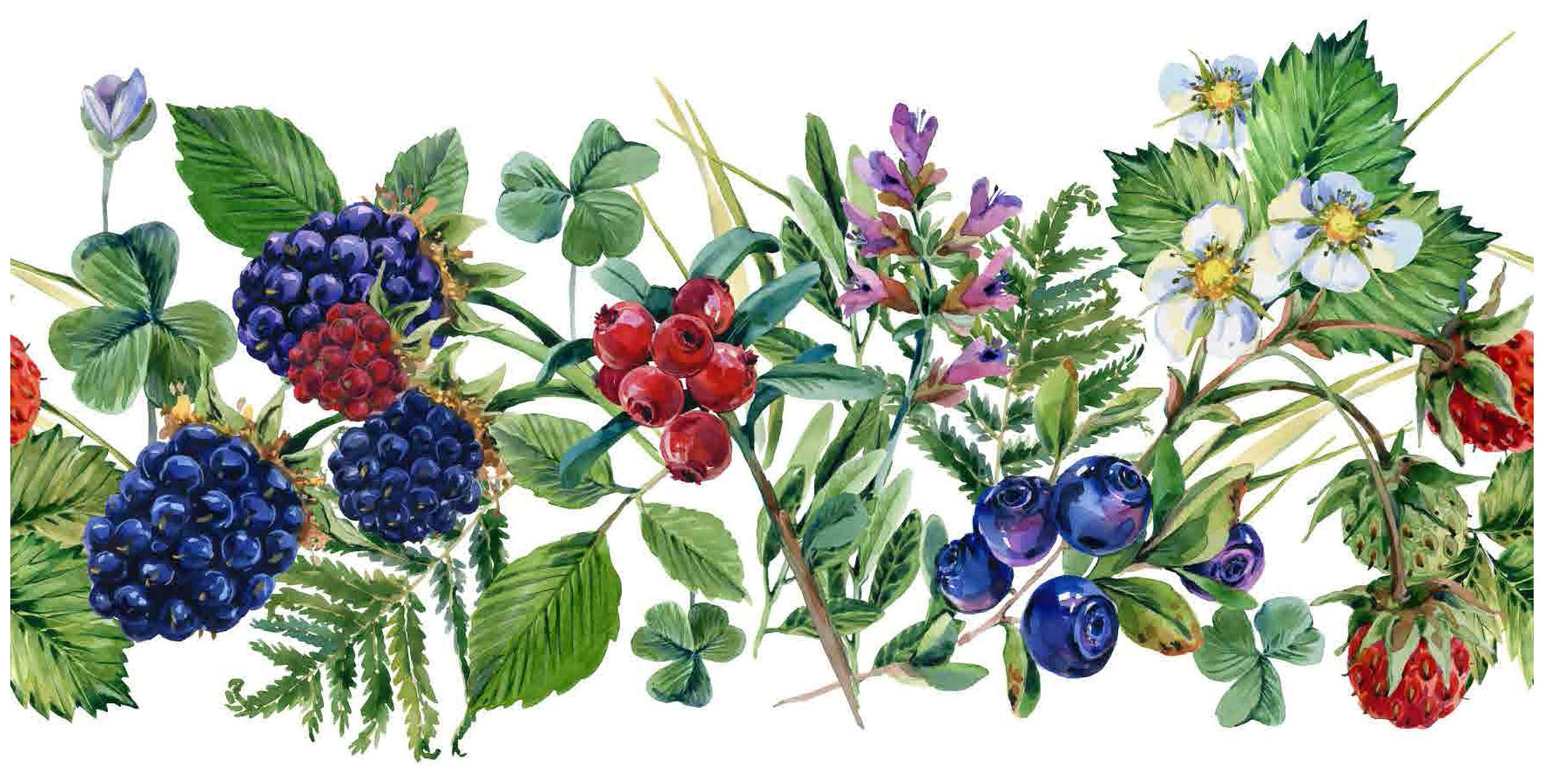 Decoupage Paper for Furniture - Rice Paper Decoupage - Large Decoupage Paper - Fruits Strawberry Blackberry Raspberry Decoupage