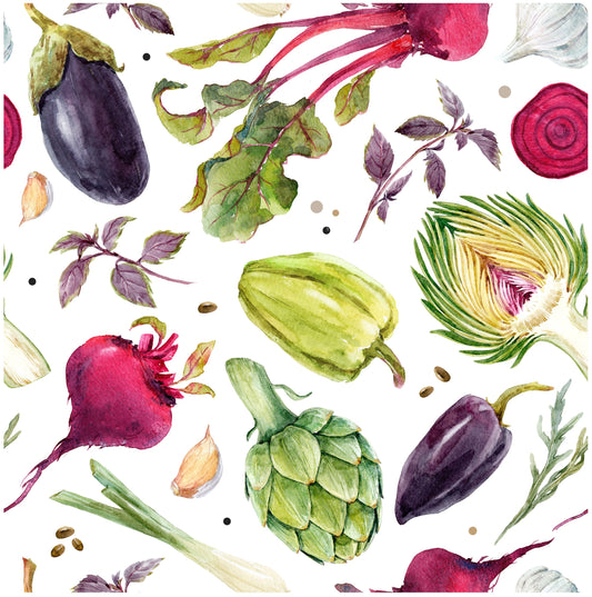 Vegetables - Decoupage Paper for Furniture - Rice Paper Decoupage - Large Decoupage Paper - Kitchen Decoupage