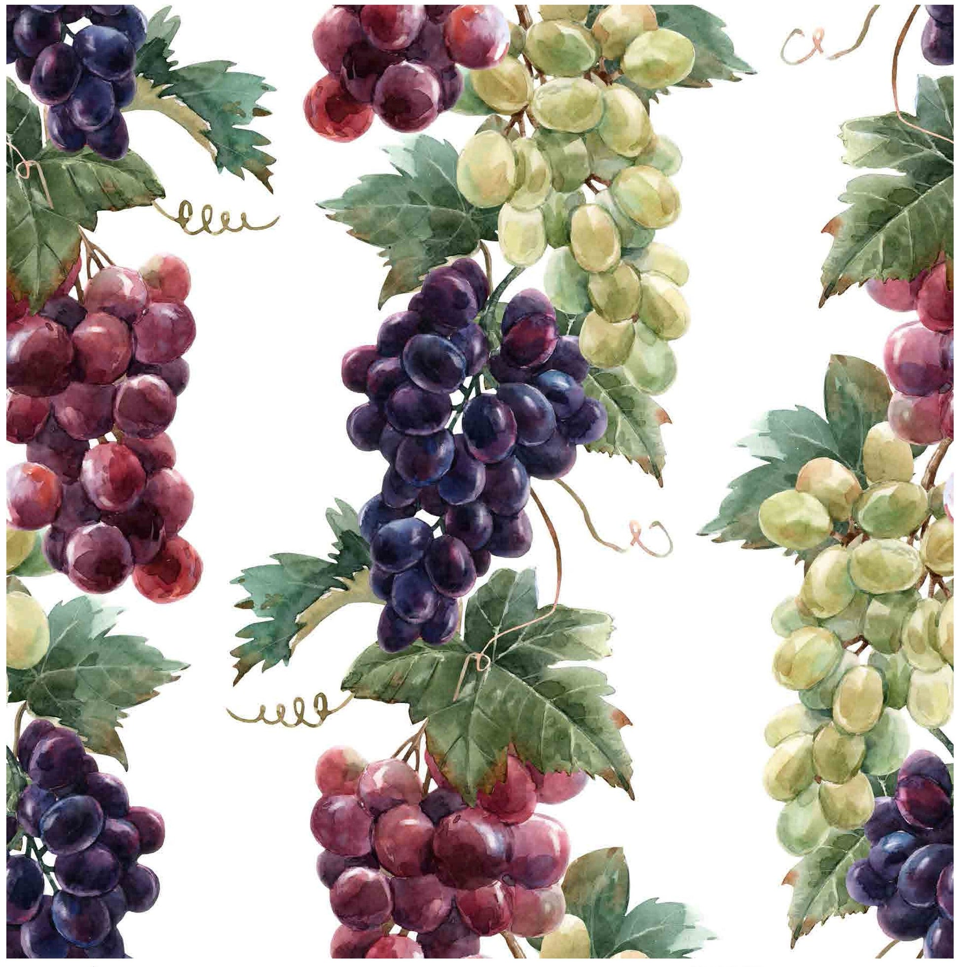 Decoupage Paper for Furniture - Rice Paper Decoupage - Large Decoupage Paper - Purple Green Red Fruits Decoupage