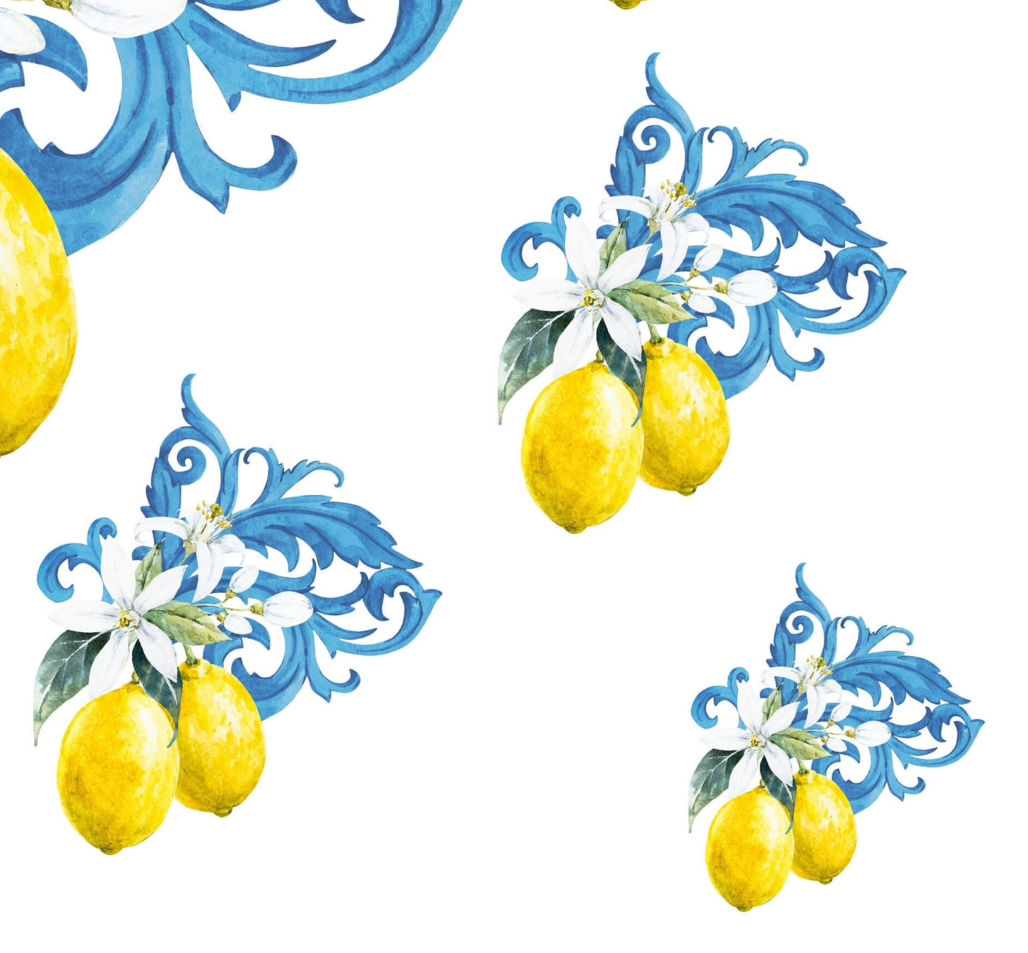 Decoupage Paper for Furniture - Rice Paper Decoupage - Large Decoupage Paper Vintage - Yellow Lemon Decoupage