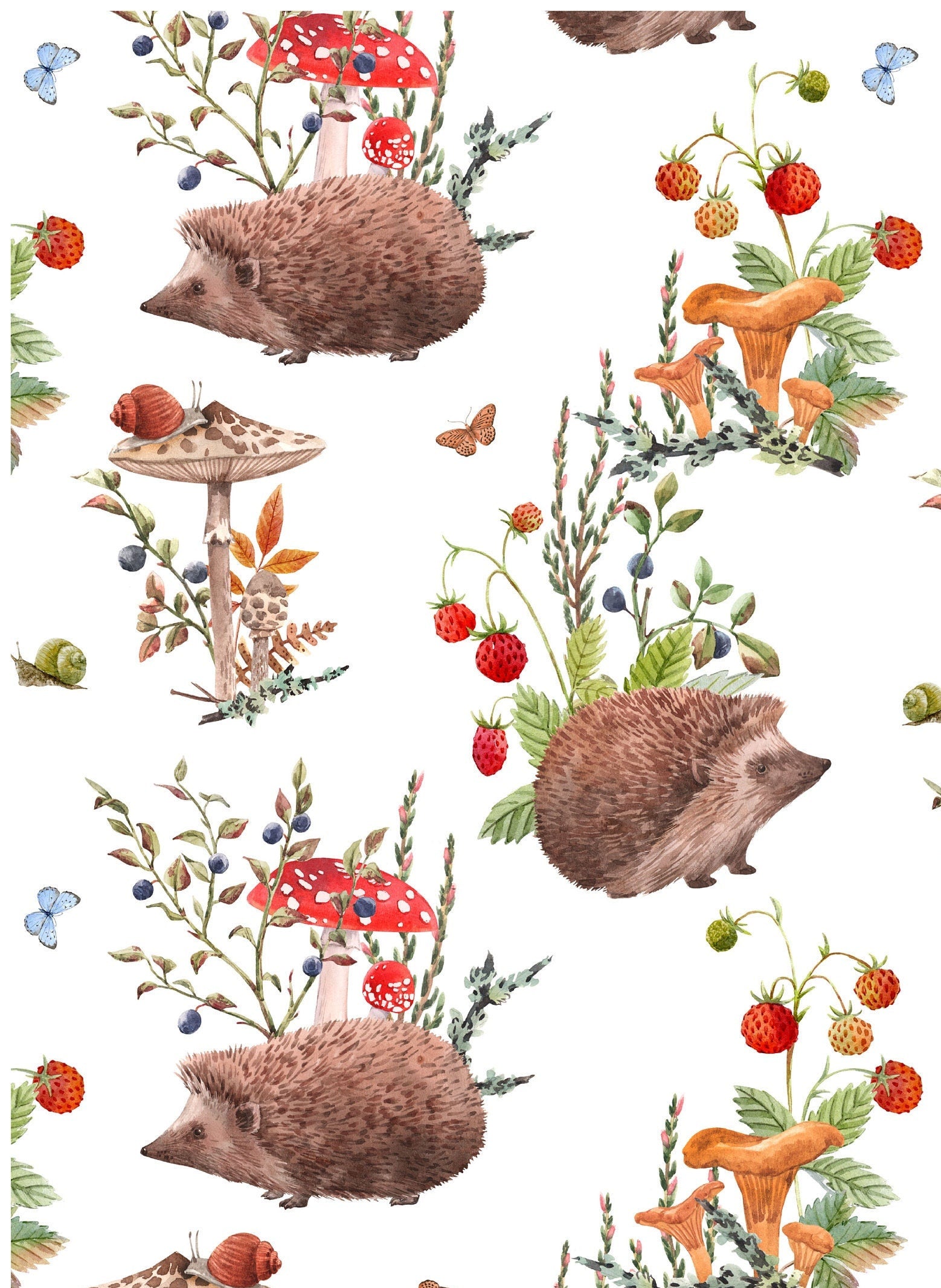 Decoupage Paper for Furniture - Rice Paper Decoupage - Large Decoupage Paper Vintage - Hedgehog Decoupage