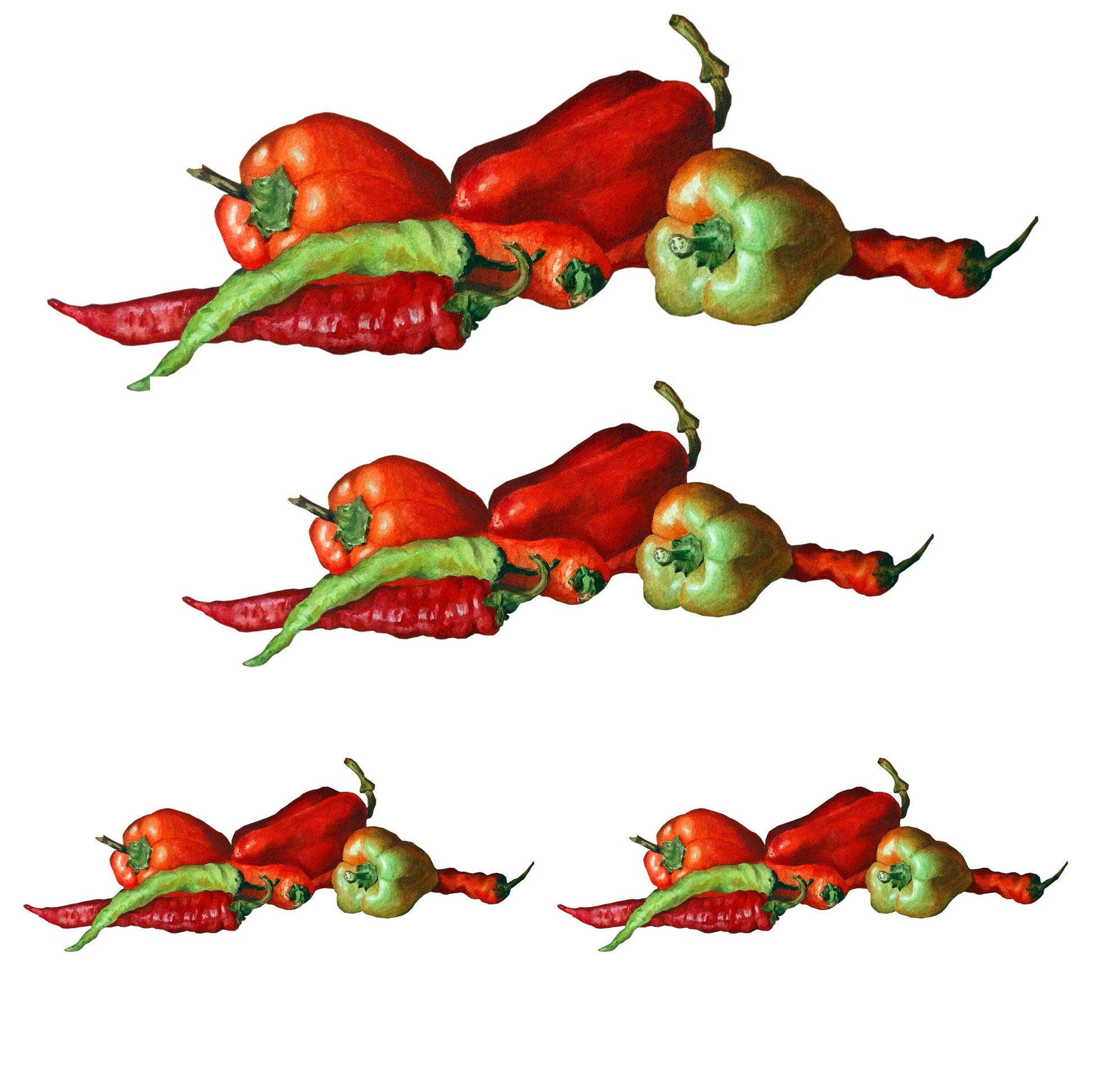 Decoupage Paper for Furniture - Rice Paper Decoupage - Large Decoupage Paper Vintage - Red Vegetables Kitchen Decoupage