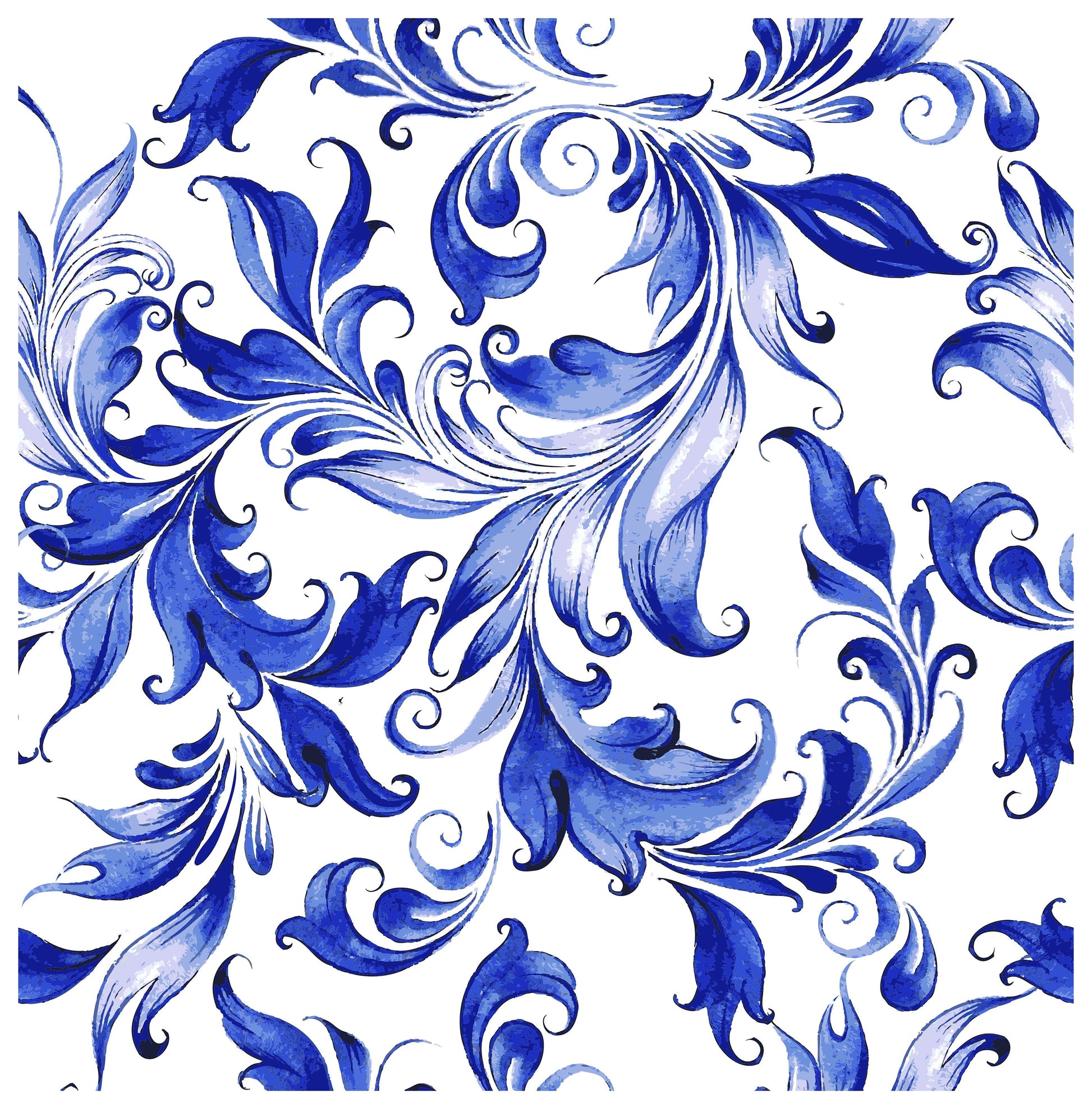 flower branches decoupage paper