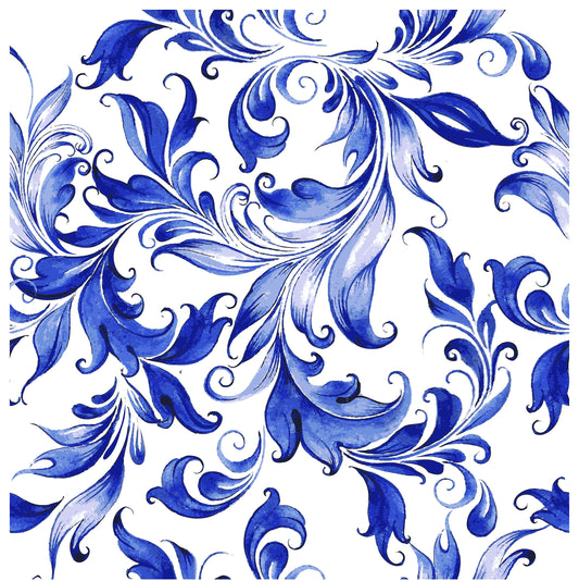 flower branches decoupage paper