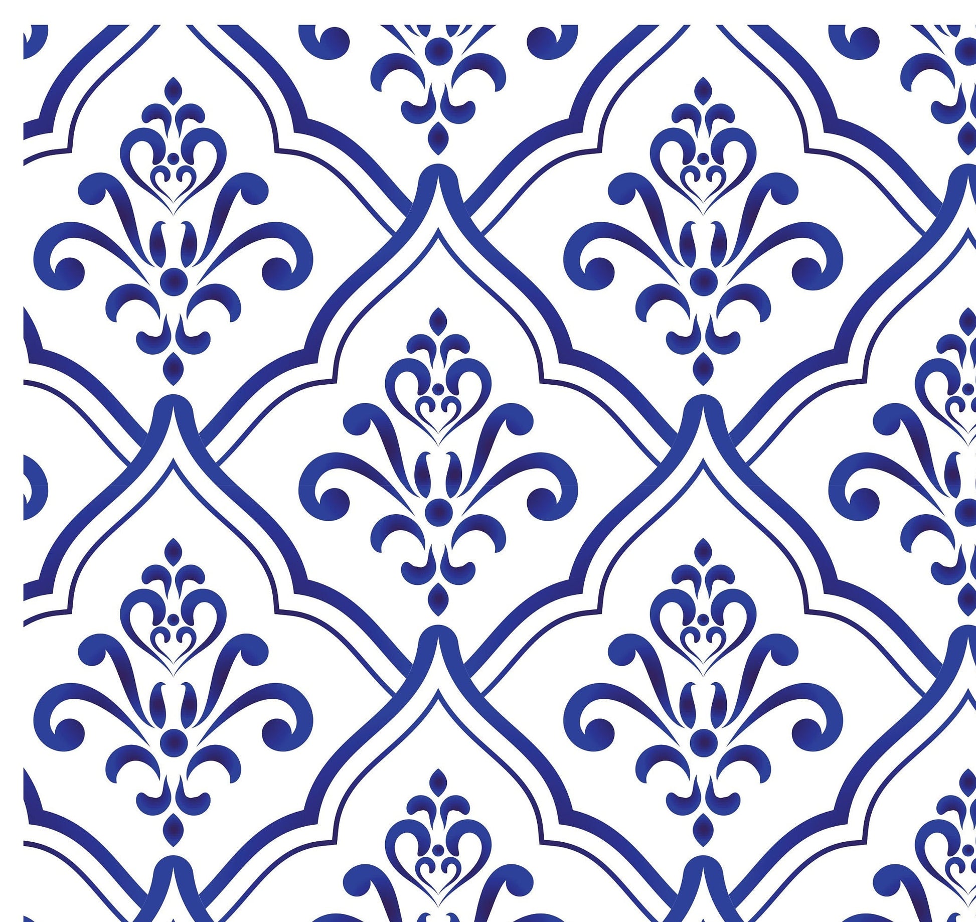 Blue Geometric Illustrations Decoupage Paper for Furniture and Crafts - Large Rice Paper - Vintage Drawings Prints