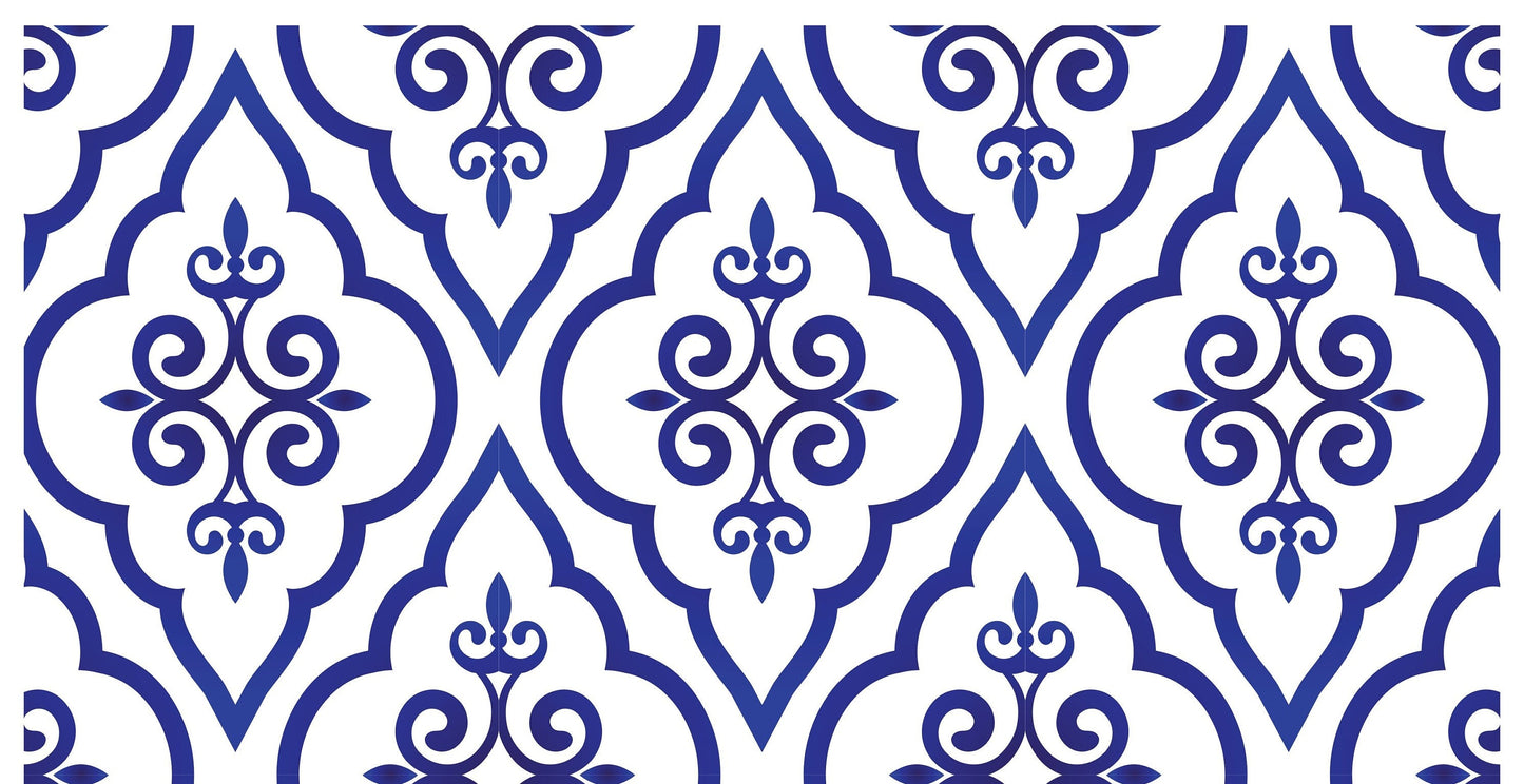 Blue Geometric Illustrations Decoupage Paper for Furniture and Crafts - Large Rice Paper - Vintage Drawings Prints