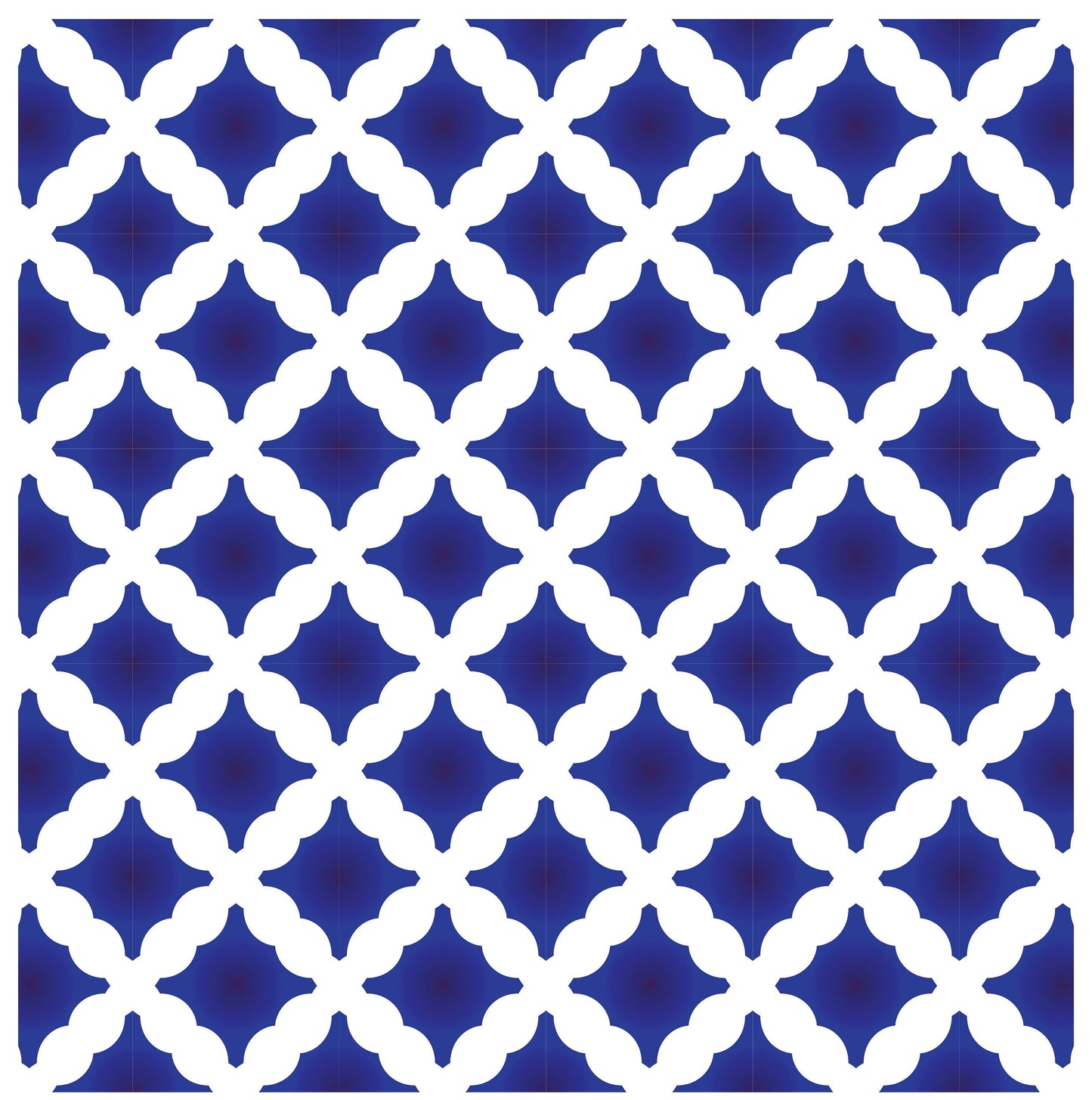Blue Geometric Illustrations Decoupage Paper for Furniture - Large Rice Paper Decoupage - Vintage Patterns for Decoupage