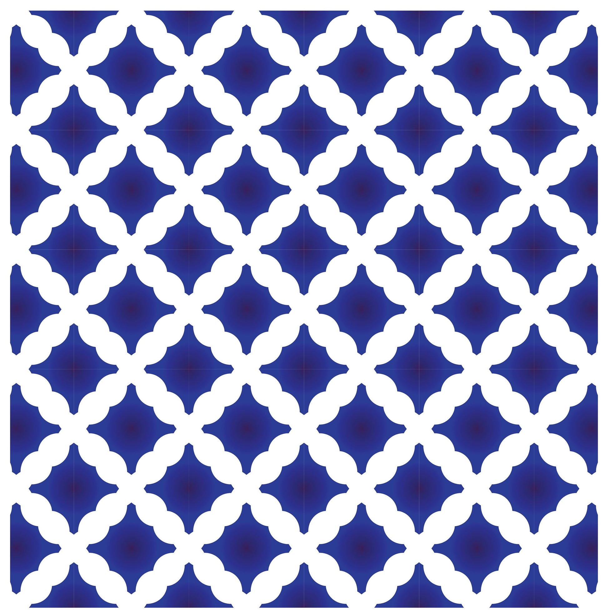 Blue Geometric Illustrations Decoupage Paper for Furniture - Large Rice Paper Decoupage - Vintage Patterns for Decoupage