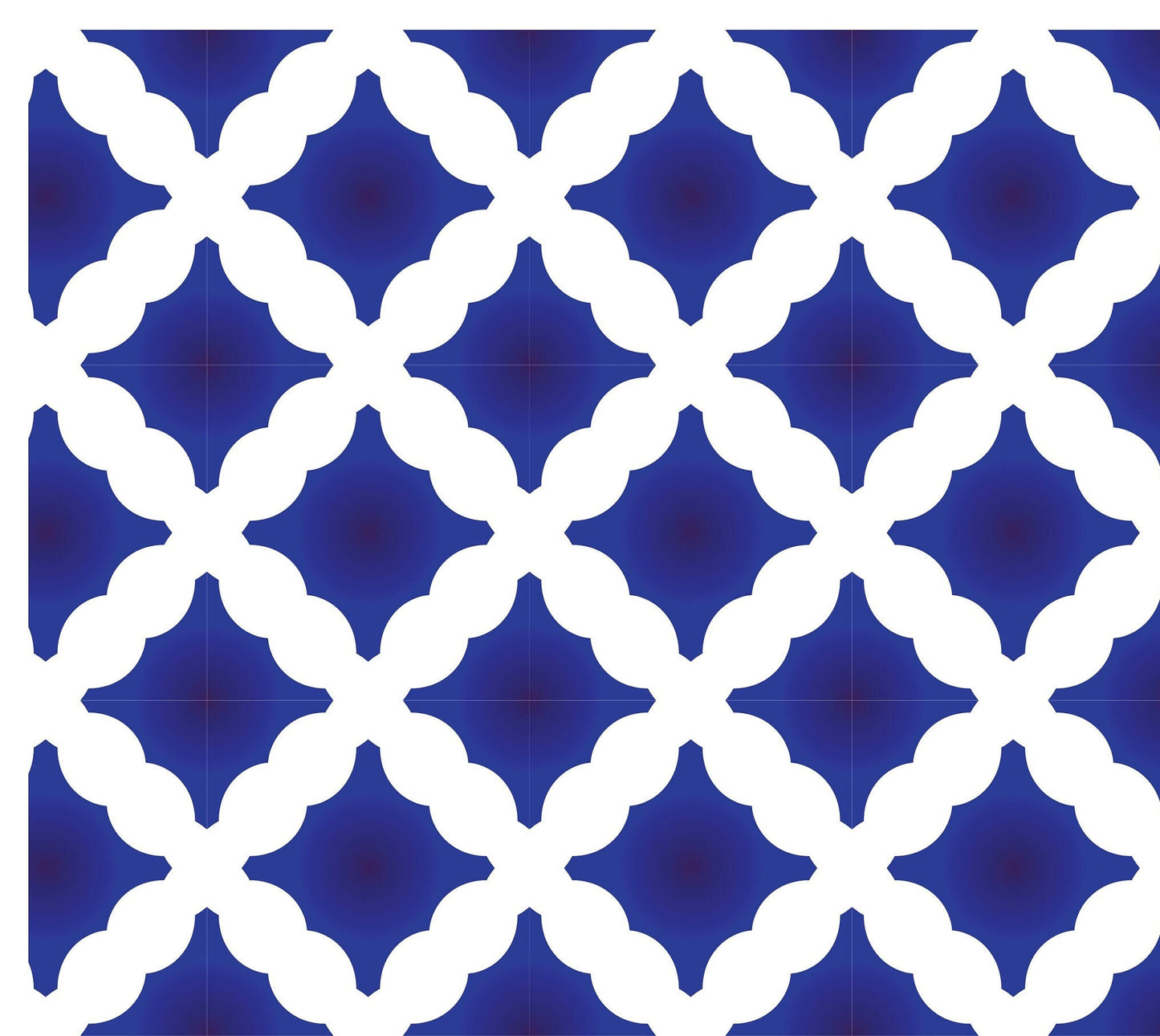 Blue Geometric Illustrations Decoupage Paper for Furniture - Large Rice Paper Decoupage - Vintage Patterns for Decoupage