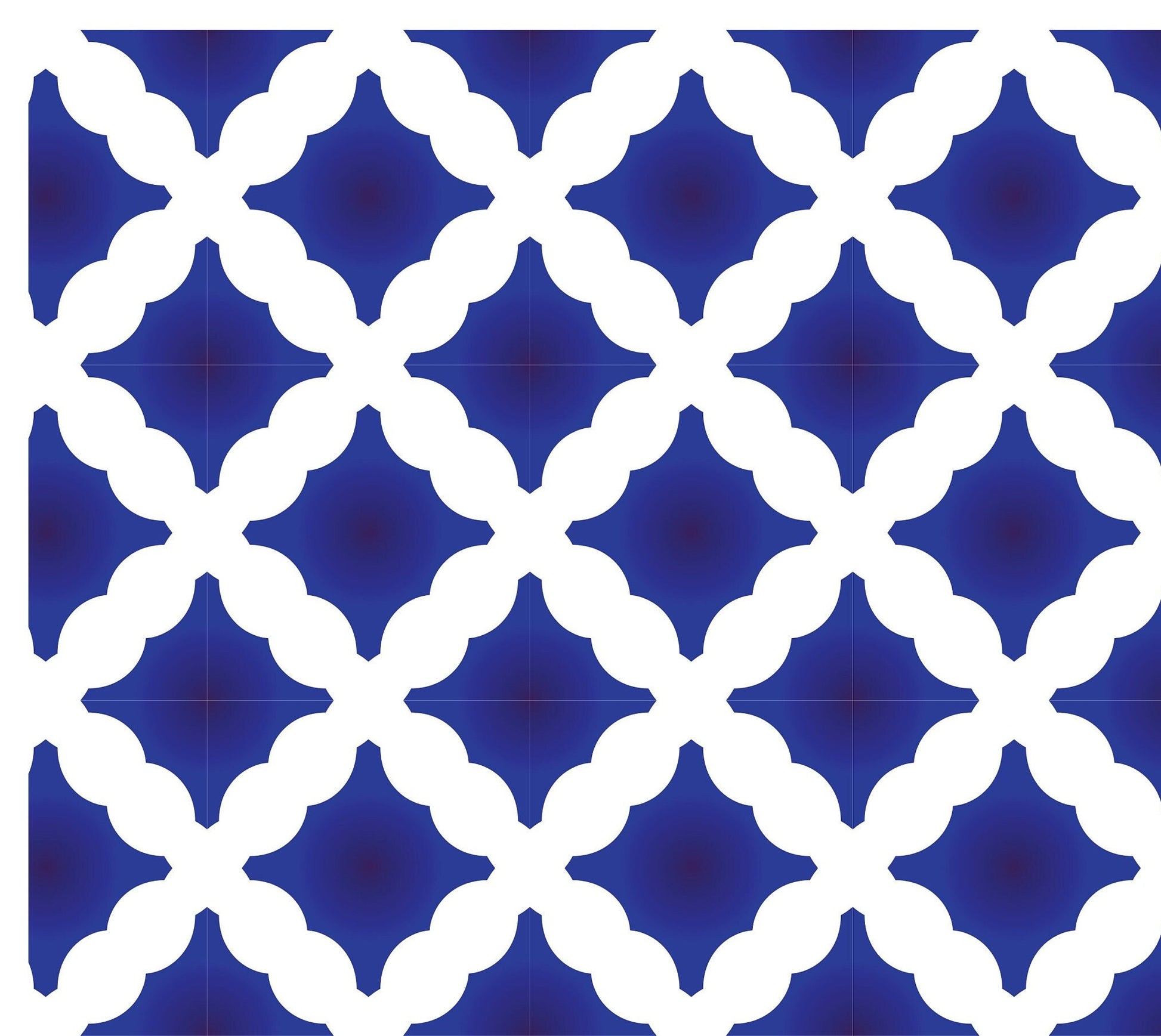 Blue Geometric Illustrations Decoupage Paper for Furniture - Large Rice Paper Decoupage - Vintage Patterns for Decoupage