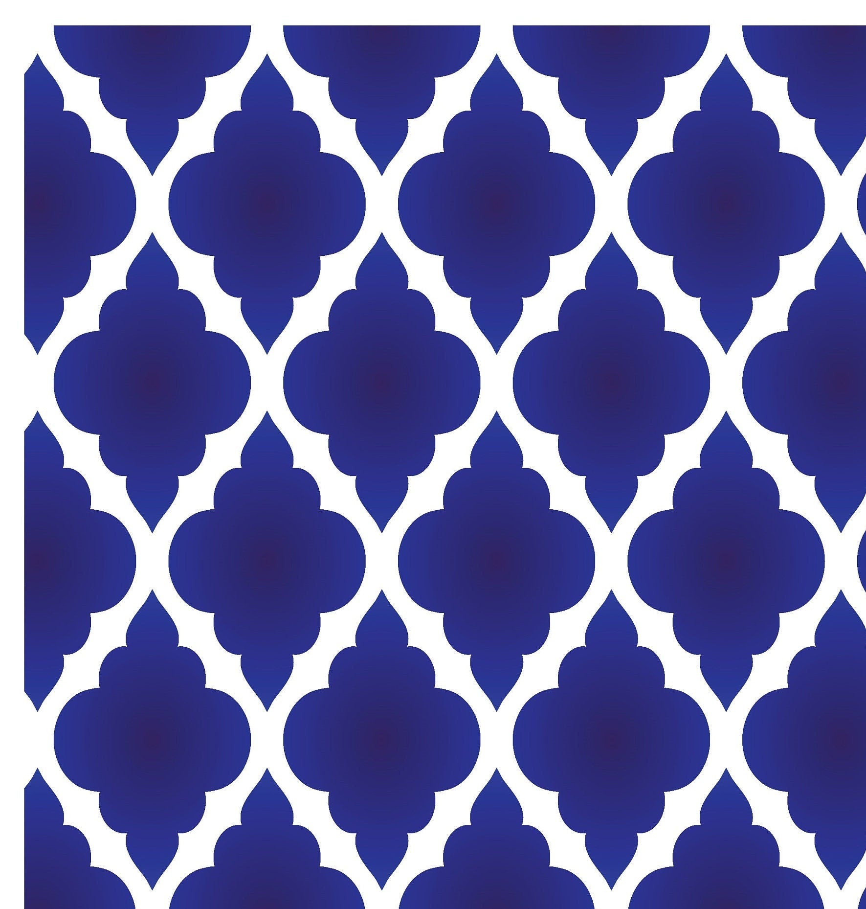 Blue Geometric Illustrations Decoupage Paper for Furniture - Large Rice Paper Decoupage - Vintage Patterns for Decoupage