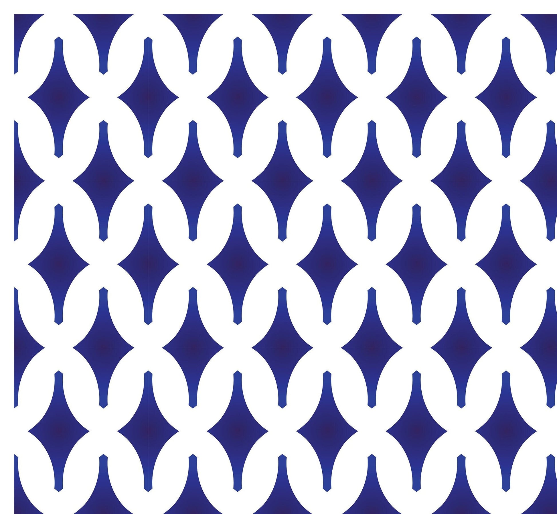 Blue Geometric Illustrations Decoupage Paper for Furniture - Large Rice Paper Decoupage - Vintage Patterns for Decoupage