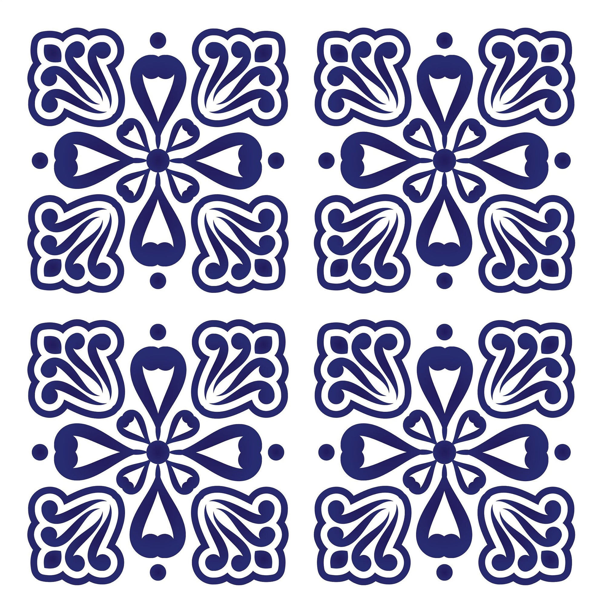 Blue Geometric Illustrations Decoupage Paper for Furniture - Large Rice Paper Decoupage - Vintage Patterns for Decoupage
