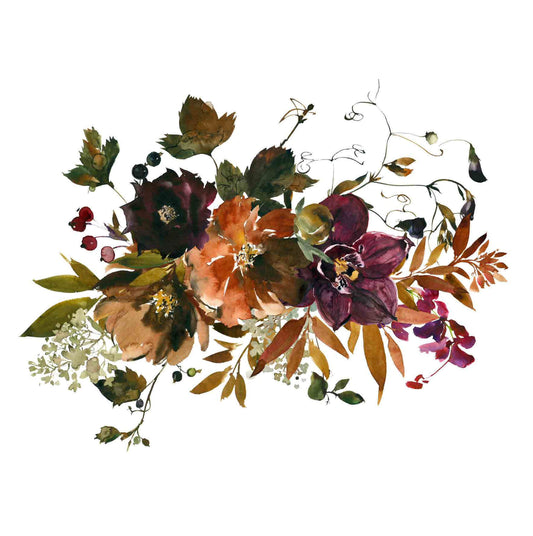 floral large decoupage paper