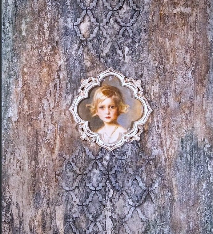 Blondie Little Girl - Large Decoupage Paper for Furniture - Vintage Decoupage - Rice Paper