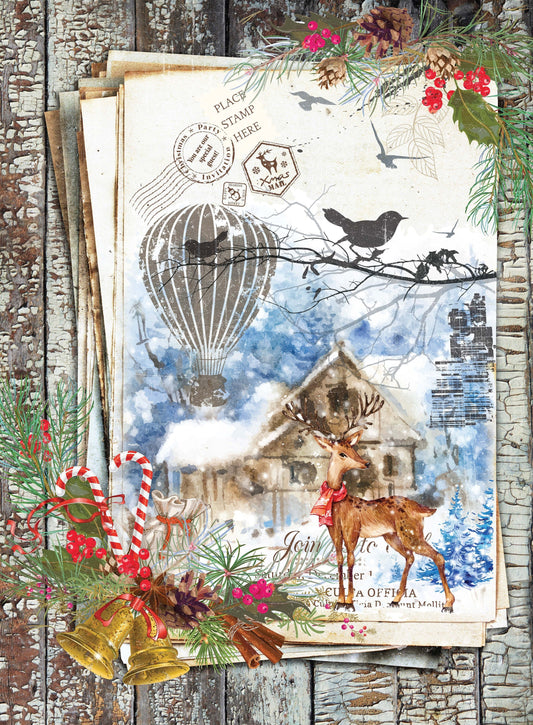 christmas decoupage