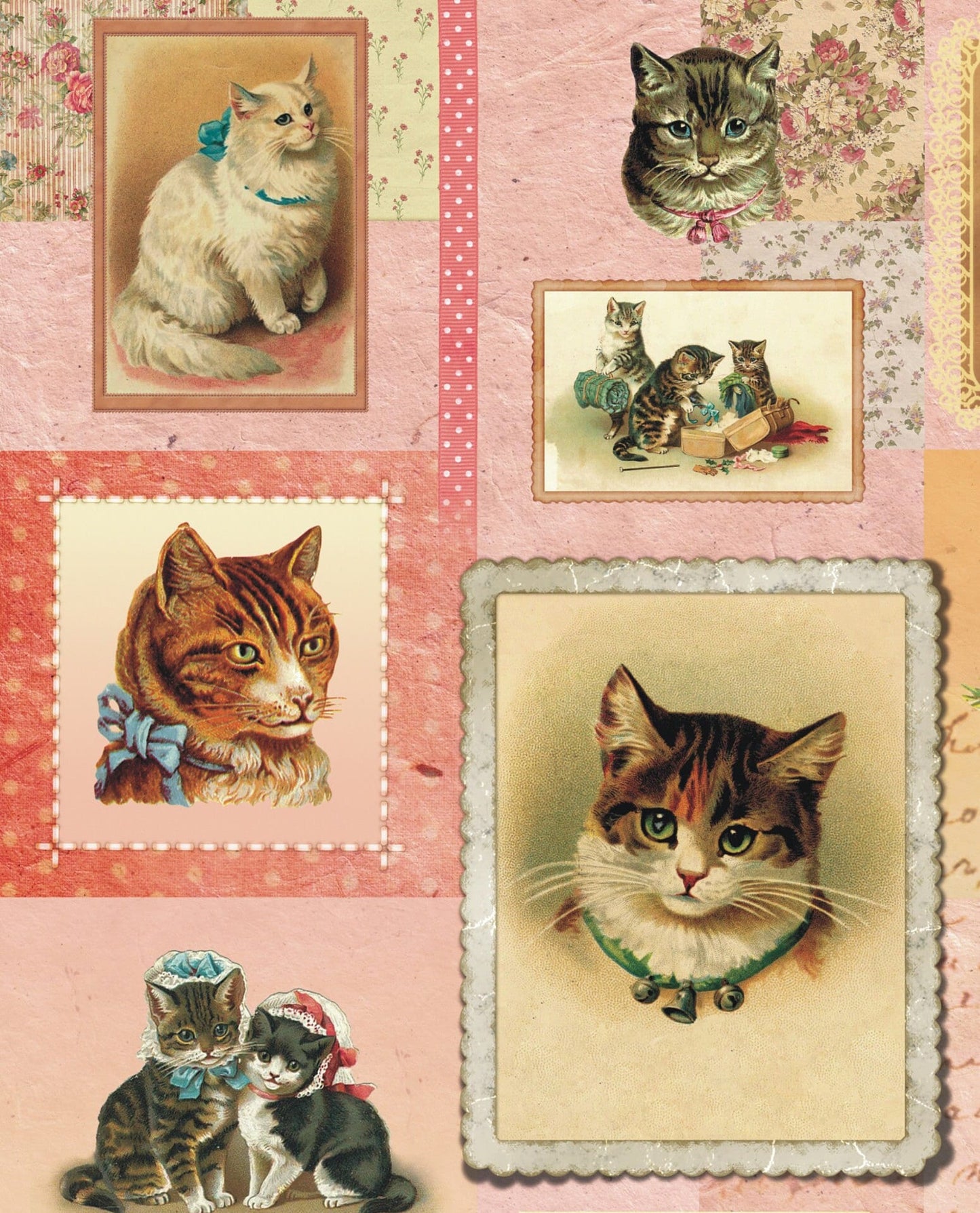 Vintage Decoupage Art - Rice Paper - Decoupage for Furniture - Large Size Rice Paper for Decoupage