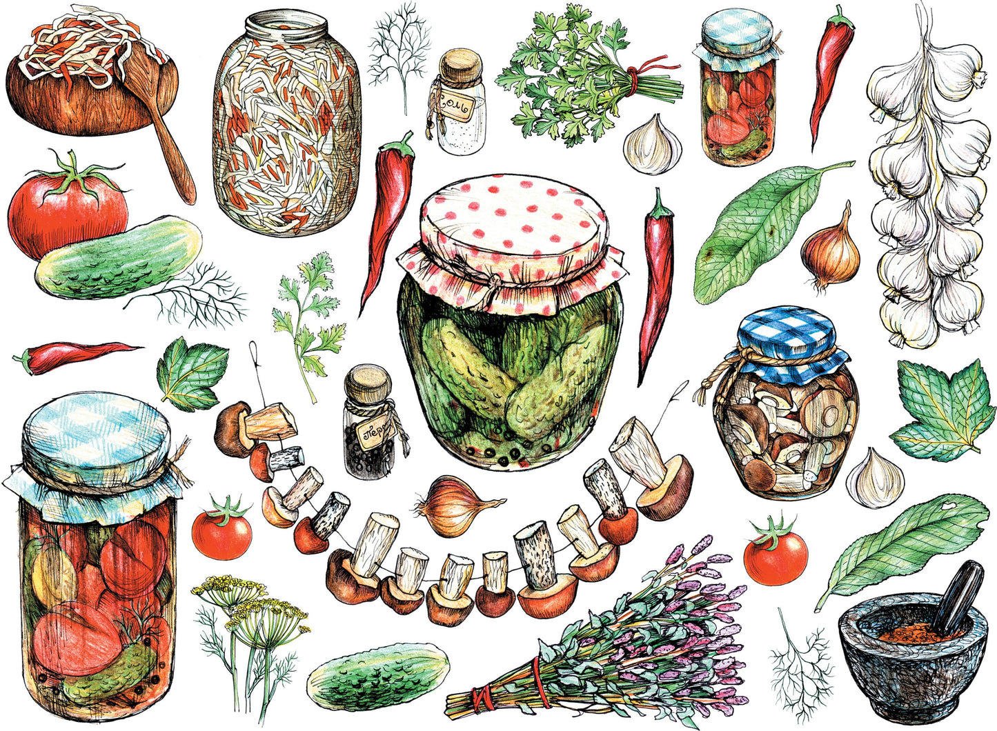 kitchen decoupage paper