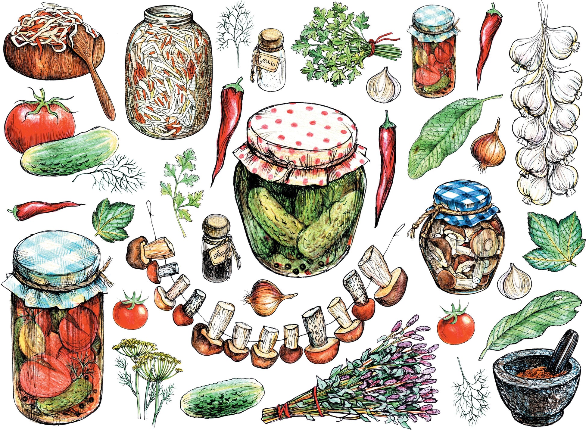 kitchen decoupage paper
