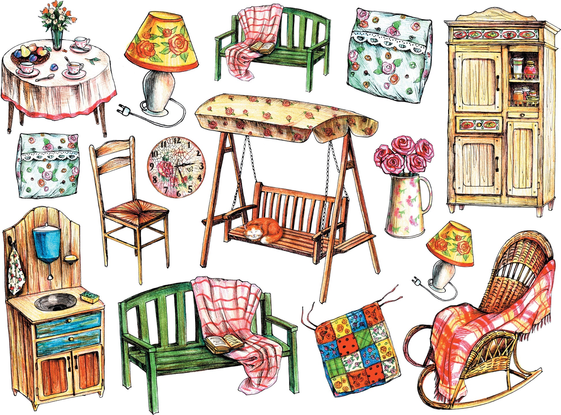 Vintage Decoupage Rice Paper - Furniture Art Sheets