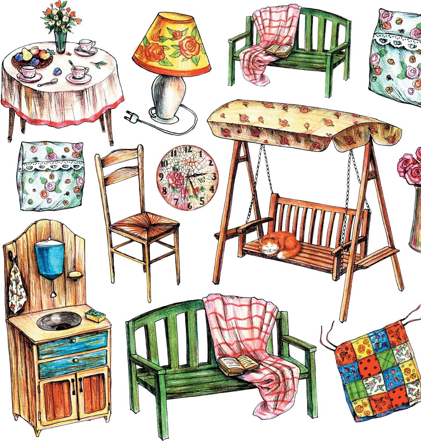 Vintage Decoupage Rice Paper - Furniture Art Sheets