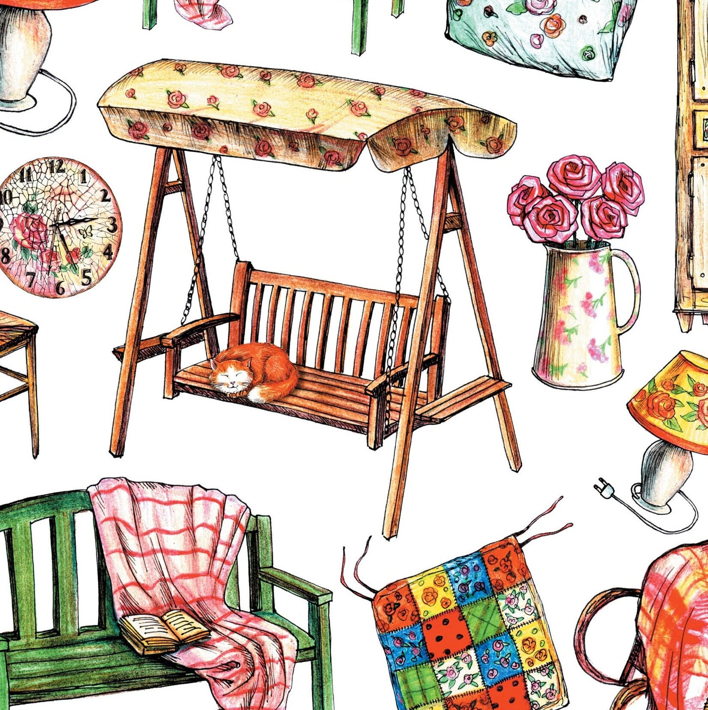 Vintage Decoupage Rice Paper - Furniture Art Sheets