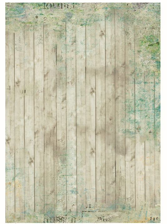 Green Vintage Decoupage - Decoupage Art - Large Size Rice Paper for Decoupage - Decoupage Crafts
