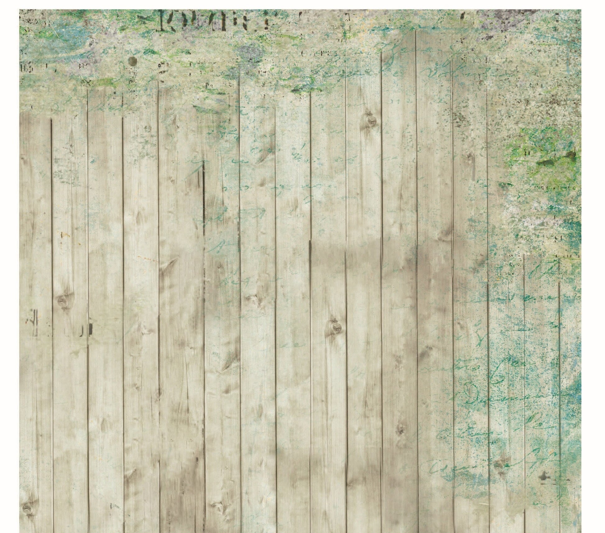 Green Vintage Decoupage - Decoupage Art - Large Size Rice Paper for Decoupage - Decoupage Crafts